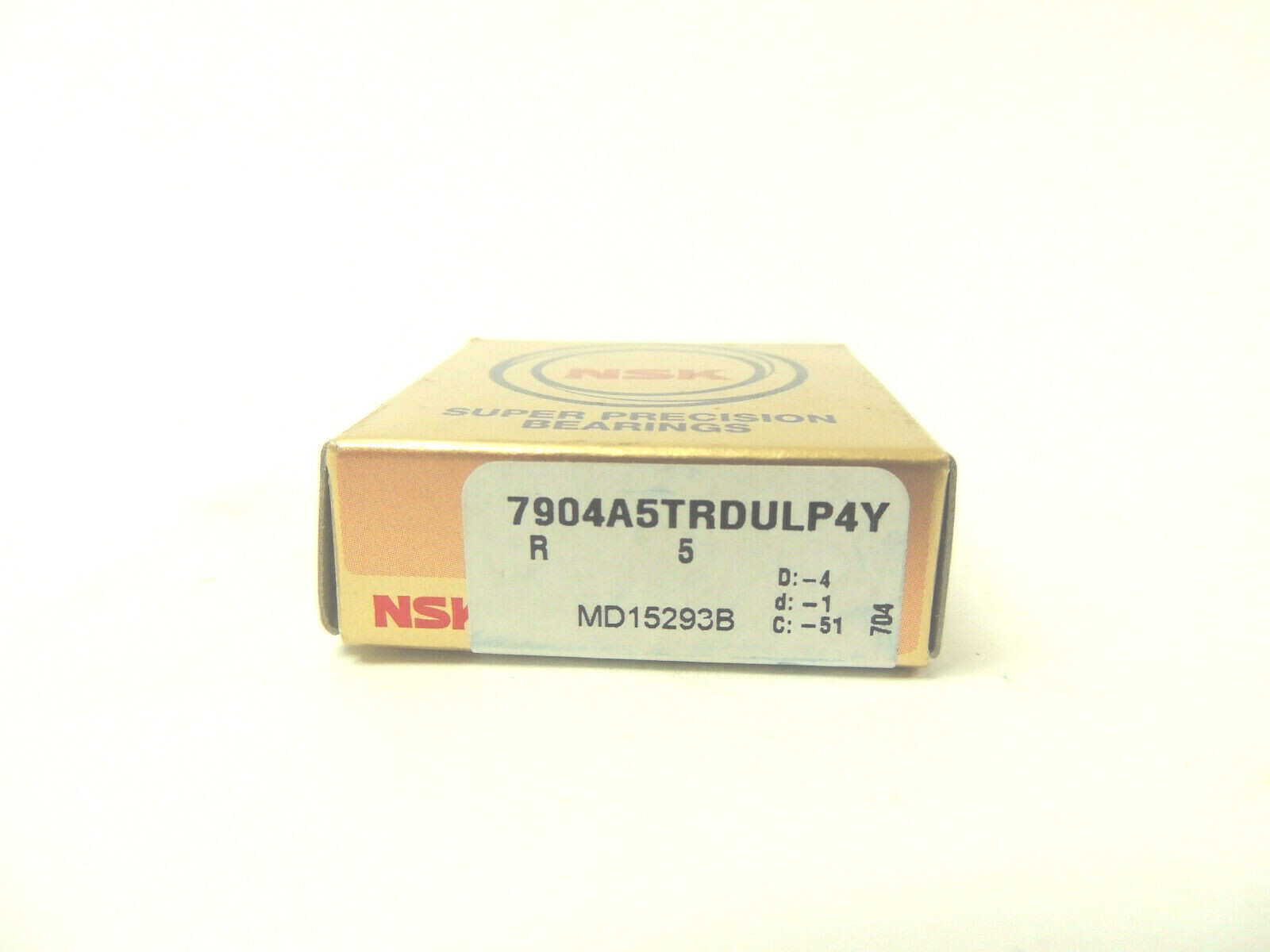 New NSK Angular Contact Bearing 7904A5TRDULP4Y
