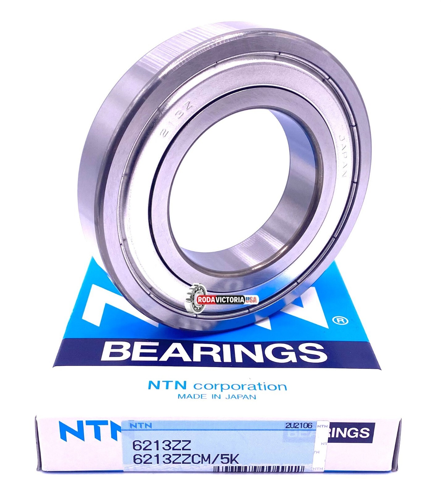 NTN Japan 6213 ZZ Deep Groove Ball Bearing, Metal Shielded 65x120x23 mm