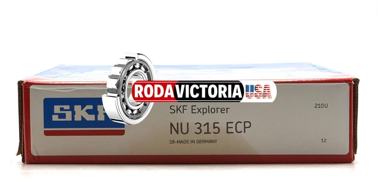 SKF GERMANY NU315 ECP CYLINDRICAL ROLLER BEARING 75x160x37mm