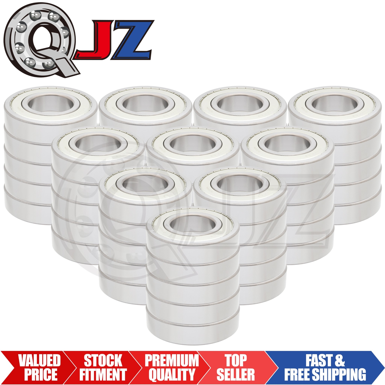 [Qty.50] 6316-ZZ Radial/Deep Groove Ball Bearing [80mm ID x 170mm OD x 39mm W]