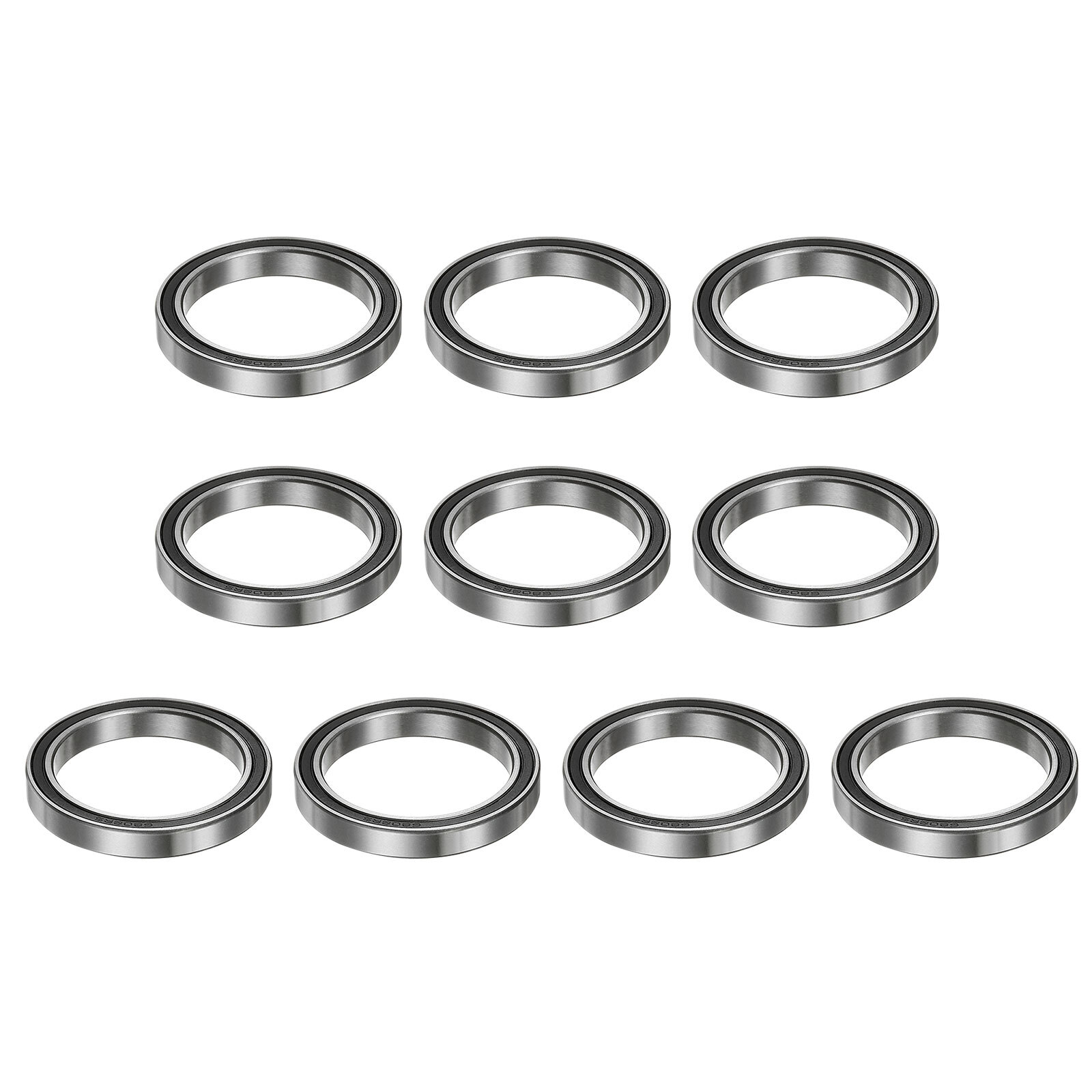 10pcs 6808-2RS Ball Bearings 40mmx52mmx7mm Chrome Steel Double Sealed