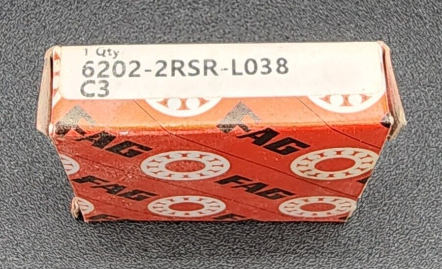 FAG 6202-2RSR-L038 C3 Deep Groove Ball Bearing NEW NOS