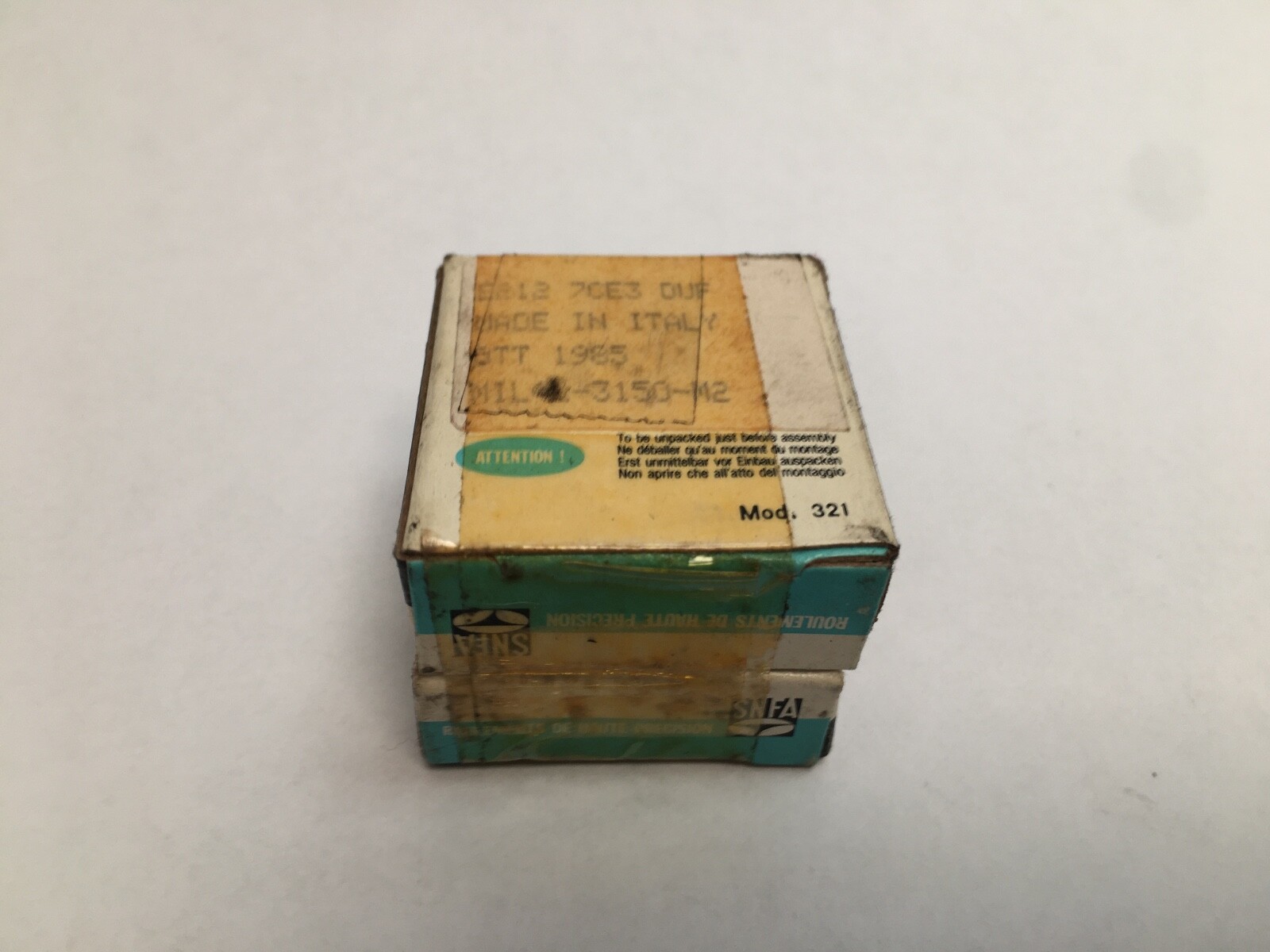 SNFA E212-7CE3DUF Bearing 12x32x10 mm 7201-A E-217-7-CE-3-DUF/DUH Italy 2 Pcs