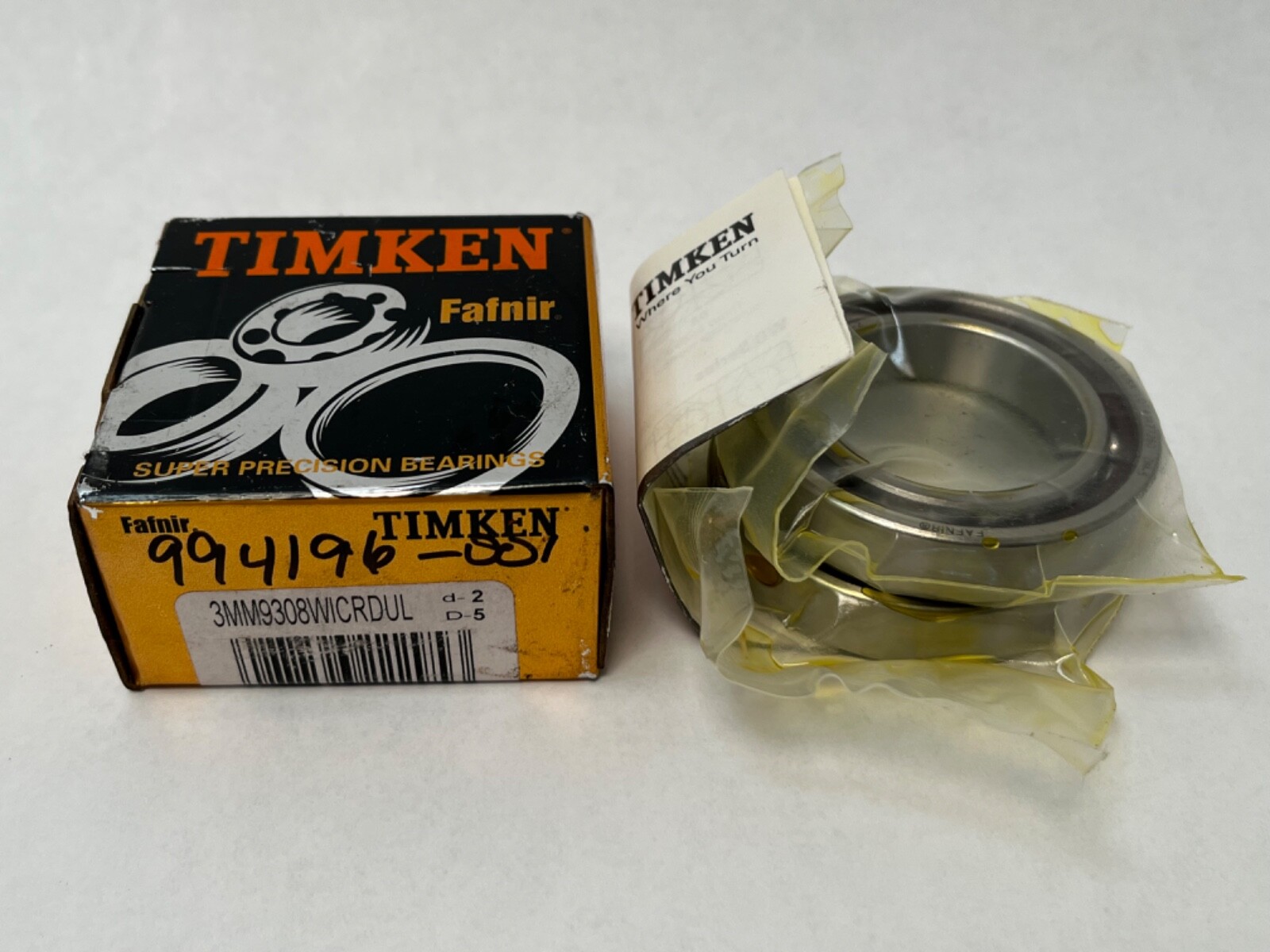 Fafnir 3MM9308WI-DUL Bearing 40x62x12 mm 7908A 3MM 9308 WI CR DUL USA 2 Pcs