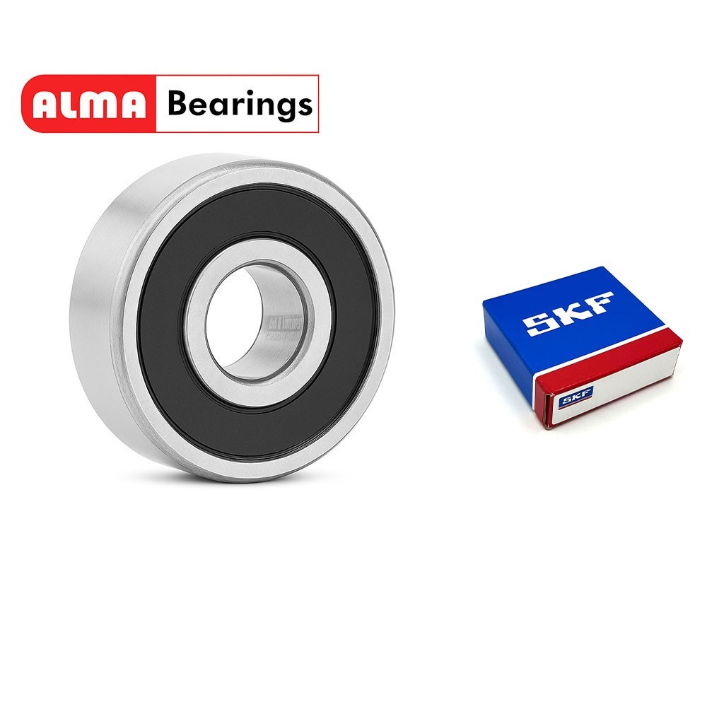 SKF 6204 2RS C3 Rubber Sealed Deep Groove Ball Bearing 20x47x14mm