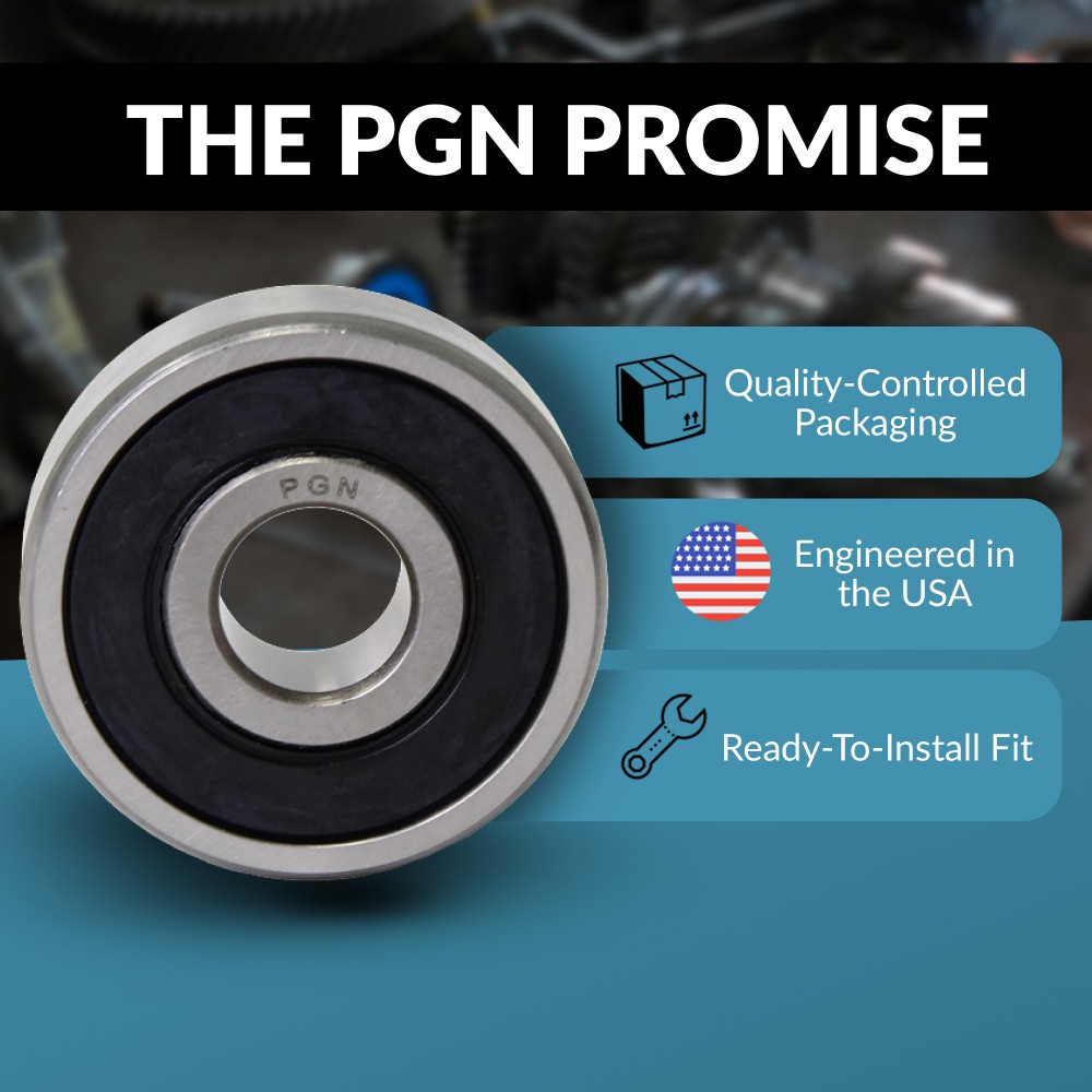 (2) 6306-2RS Premium Rubber Seal Ball Bearing C3 EMQ, 30x72x19, 6306 2RS 6306rs