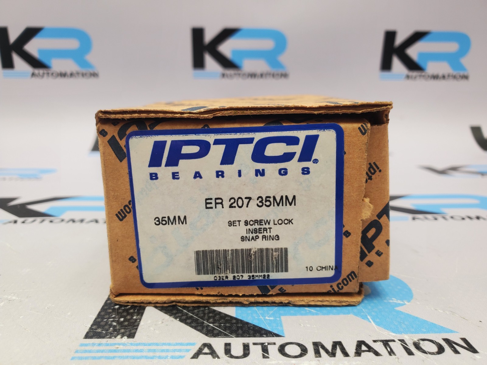 IPTCI ER 207 35MM Set Screw Lock Insert Snap Ring Bearing
