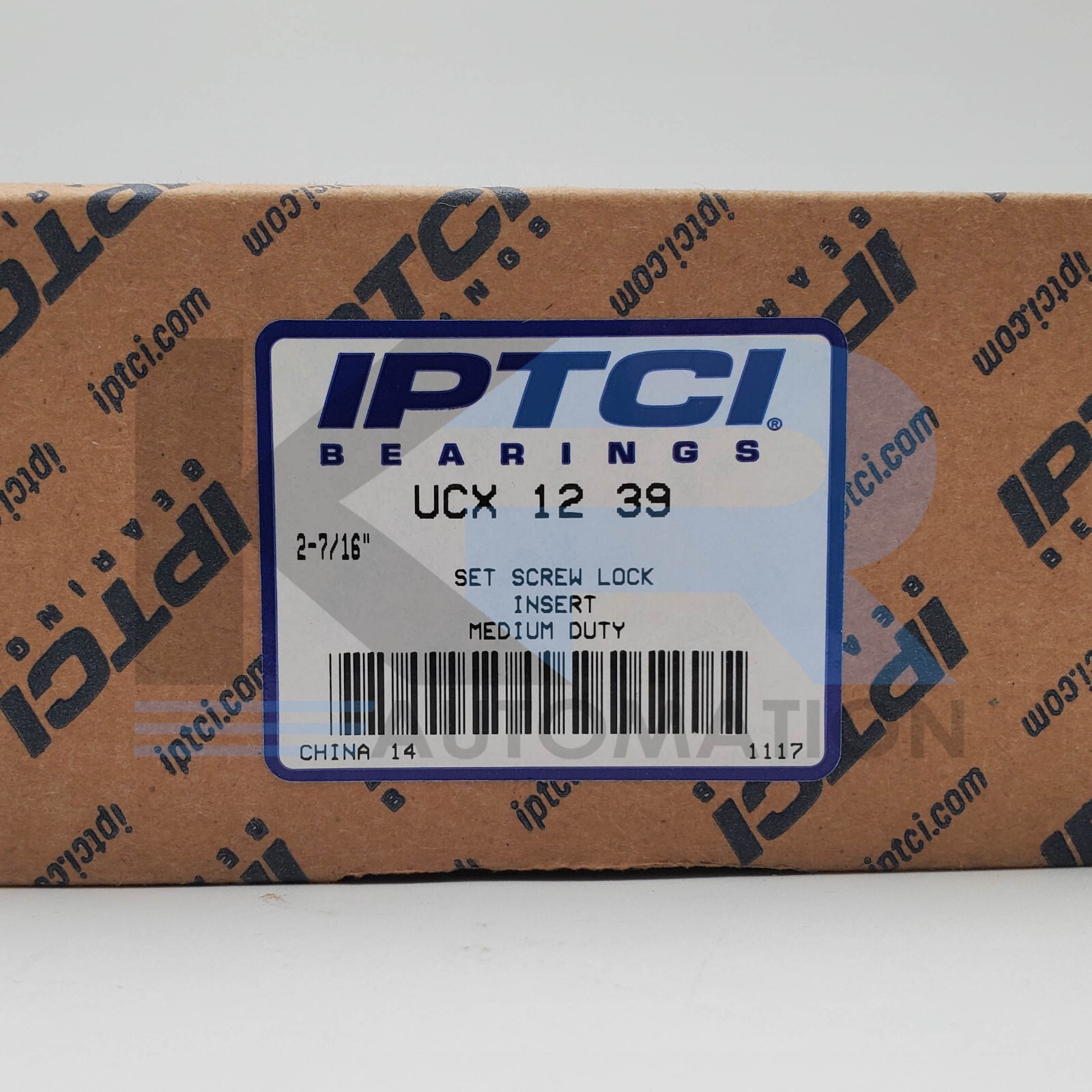 NEW IPTCI UCX 12 39G Medium Duty Set Screw Locking Bearing Insert 2-7/16″