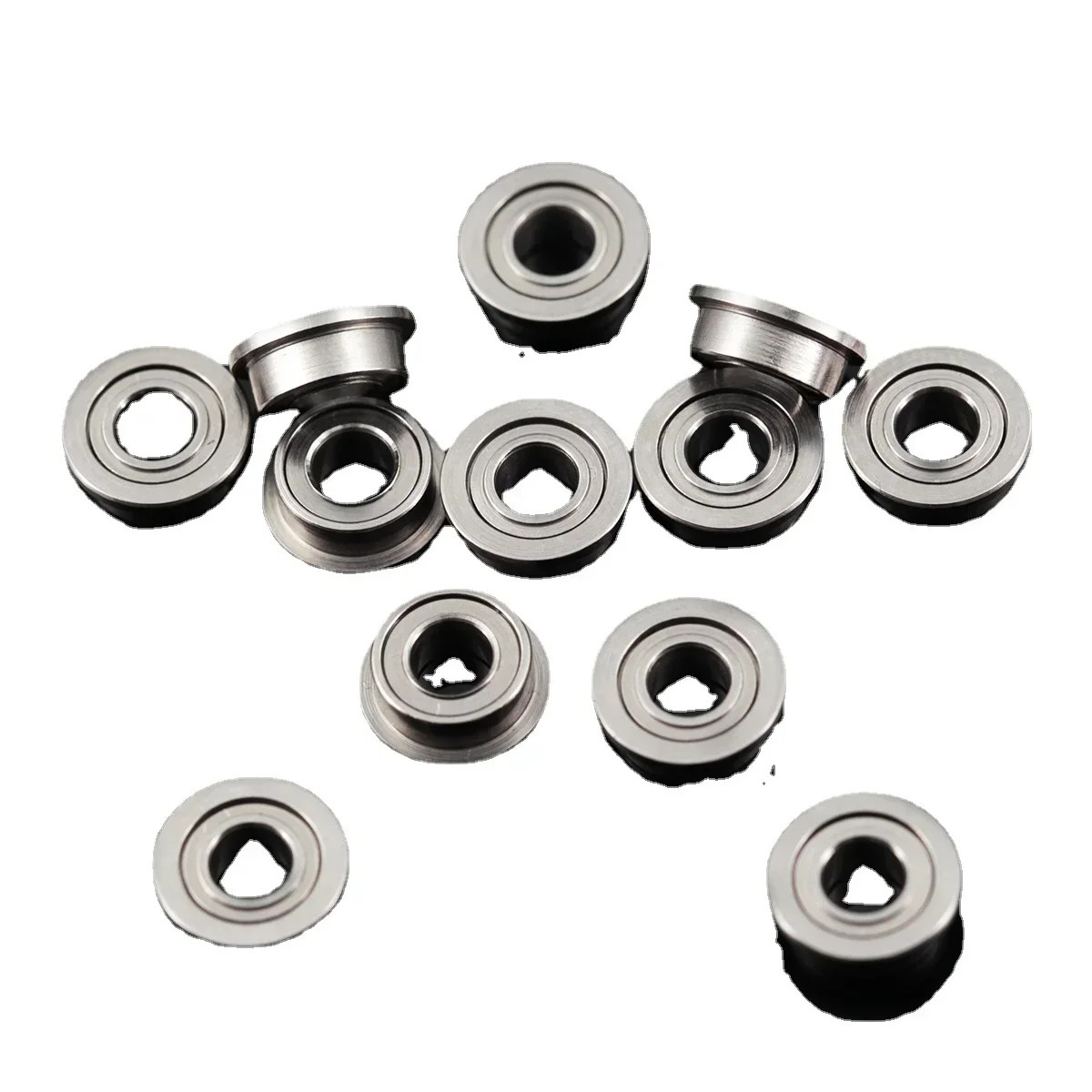 20pc MF52ZZ MF63ZZ MF148ZZ Miniature Flange Bearing Thin Wall Metal Shielded