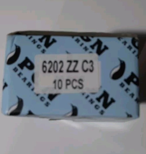 PGN 6202-ZZ C3 Premium Metal Shield Ball Bearing Box Of 10 Lot