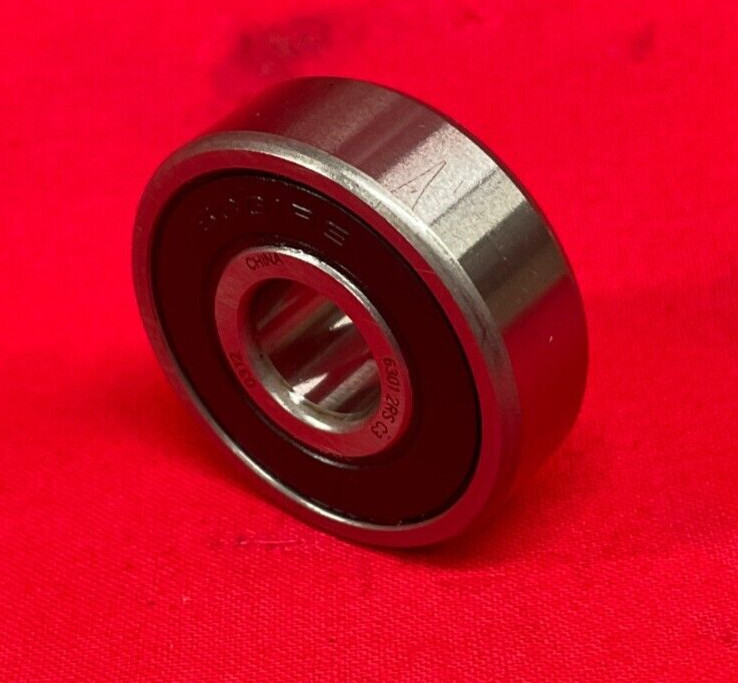 RELIAMARK DEEP GROOVE BALL BEARING 6301 2RS C3 12MM X 37MM X 12MM * LOT OF 2 *