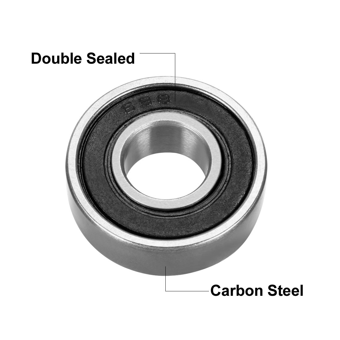10PACK 698-2RS Deep Groove Ball Bearings Double Sealed 8x19x6mm Carbon Steel