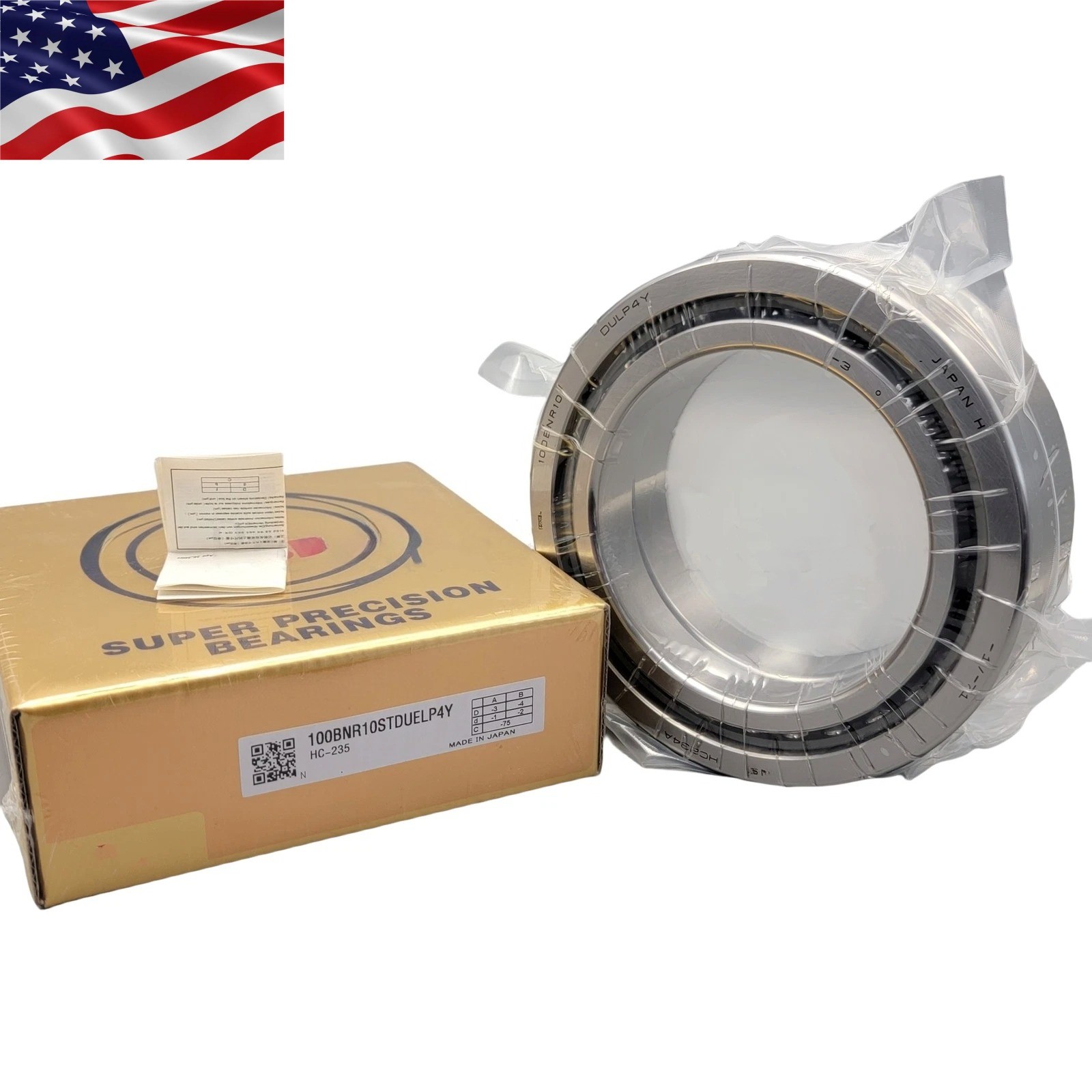 NEW For NSK 100BNR10STDUELP4Y Ultra High – Speed Spindle Bearings (Set of Two)