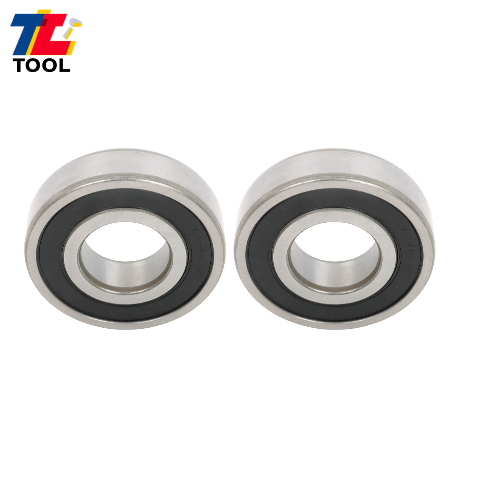 Industrial 6307-2RS Ball Bearing 2 Pack 35x80x21mm Rubber Seal