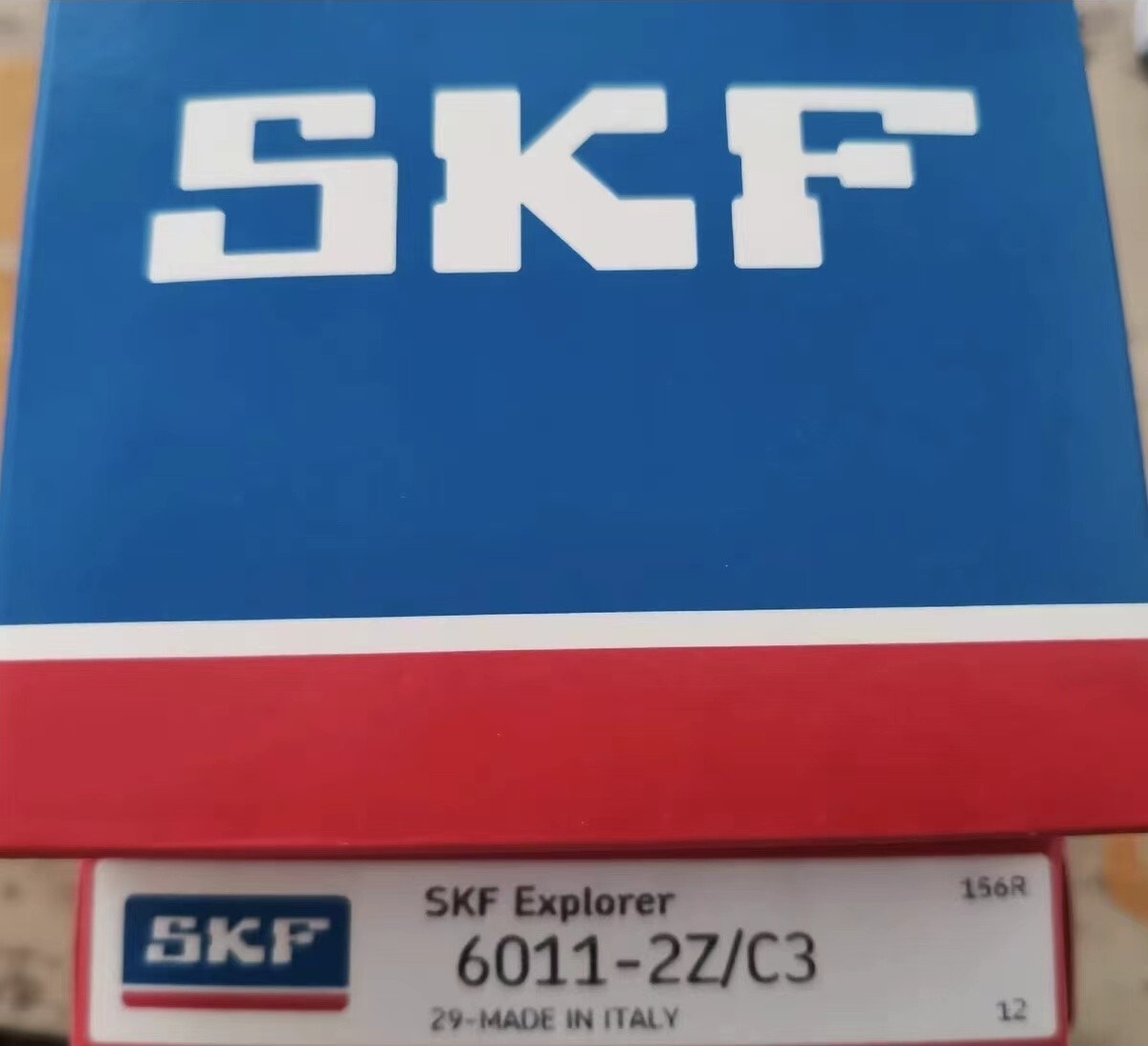 1PC SKF 6011-2Z/C3 Deep Groove Ball Bearing #
