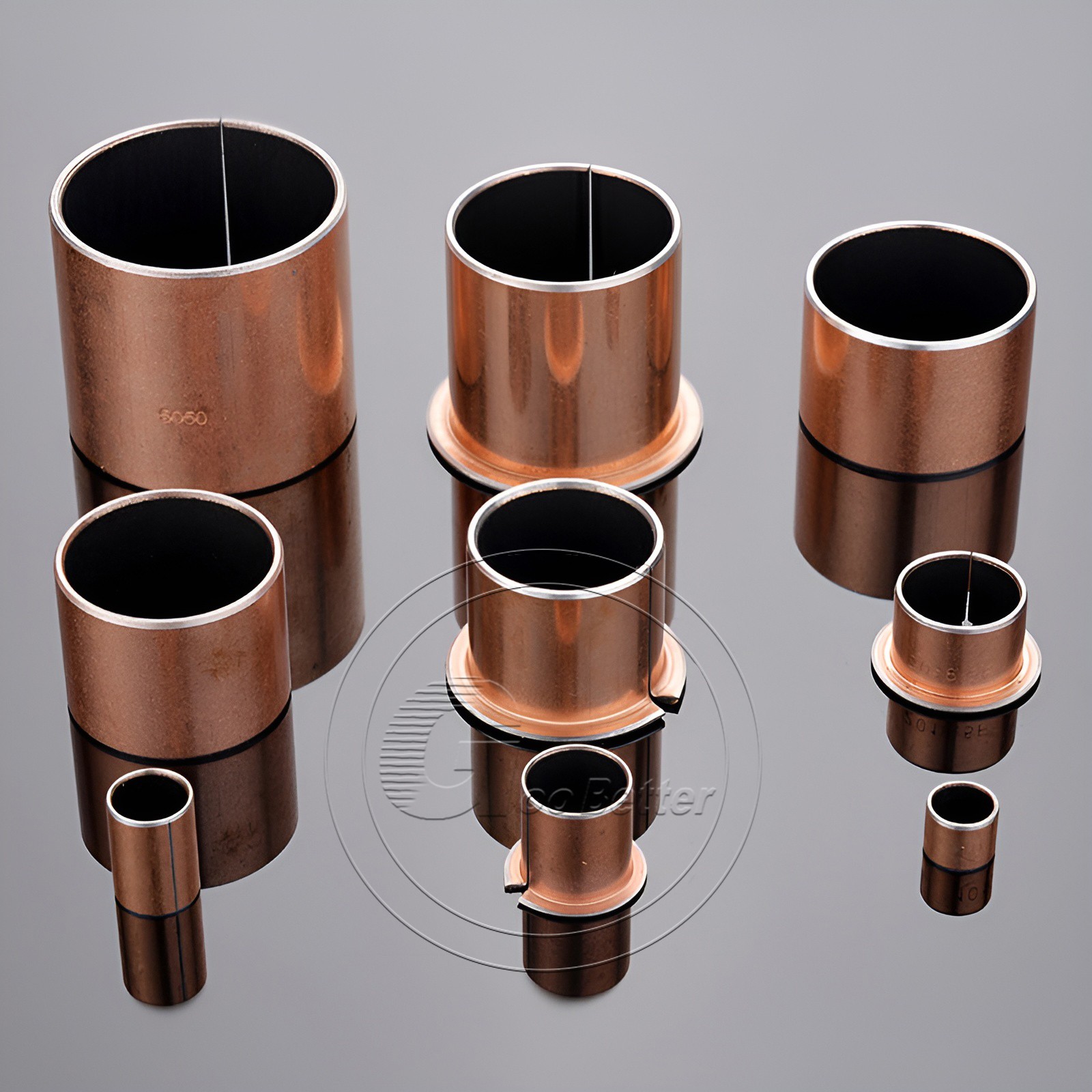 4mm-60mm Bore Self Flange Lubricating Oilless Bearing Sleeves Composite Bushing