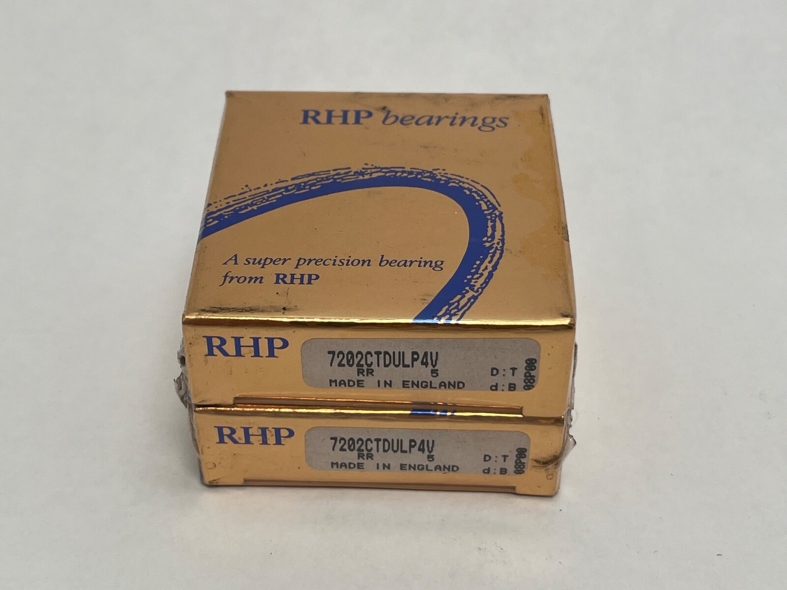 RHP 7202CTDULP4V Angular Bearing 15x35x11 mm 7202-C-T-DUL-P4V England 2 Pcs