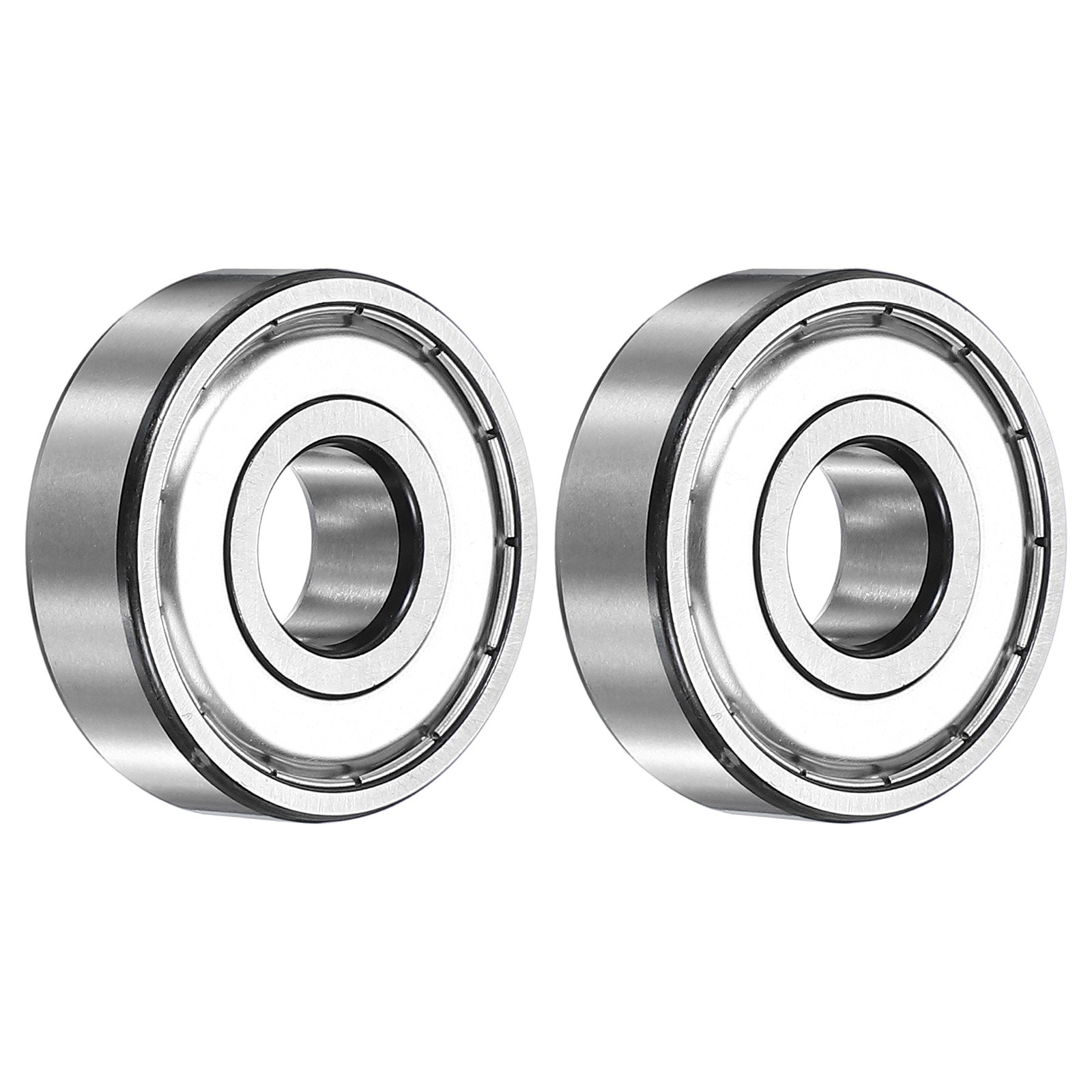 2Pcs 6302ZZ Deep Groove Ball Bearing 15x42x13 mm Double Shielded Chrome Steel
