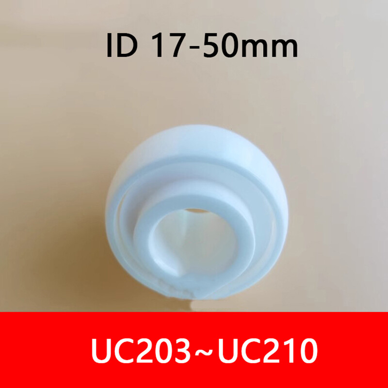 UC203-UC210 Zirconia Ceramic Outer Spherical Bearings ID 17mm-50mm Out Bearing