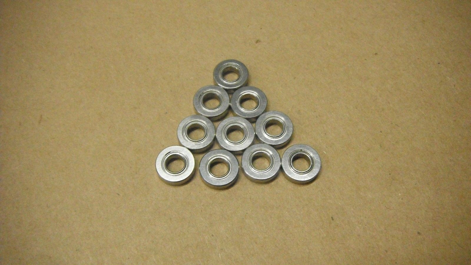 (QTY 17) MINIATURE BALL BEARING 3/16″X13/32″X7/64″ ONE SHIELD