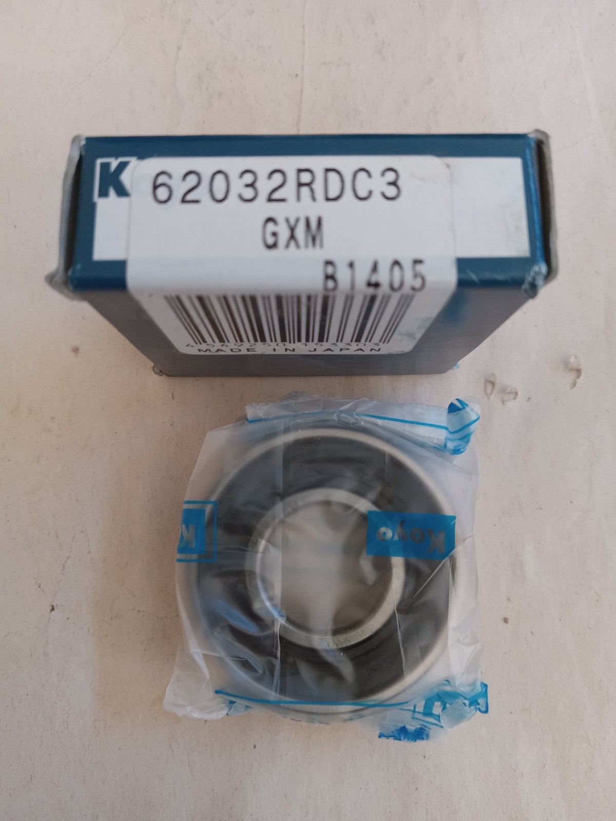 Koyo 62032RDC3 Double Sealed Bearing 17 mm ID, 40 mm OD, 12 mm W