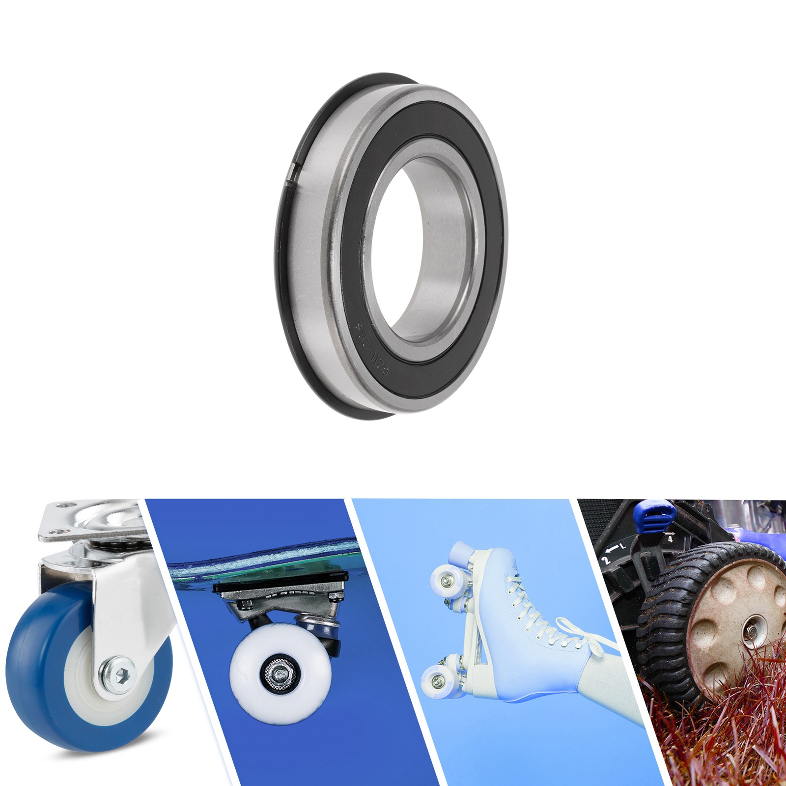 6211NR2RS Deep Groove Ball Bearings 55x100x21mm Scooter Skateboard Wheel