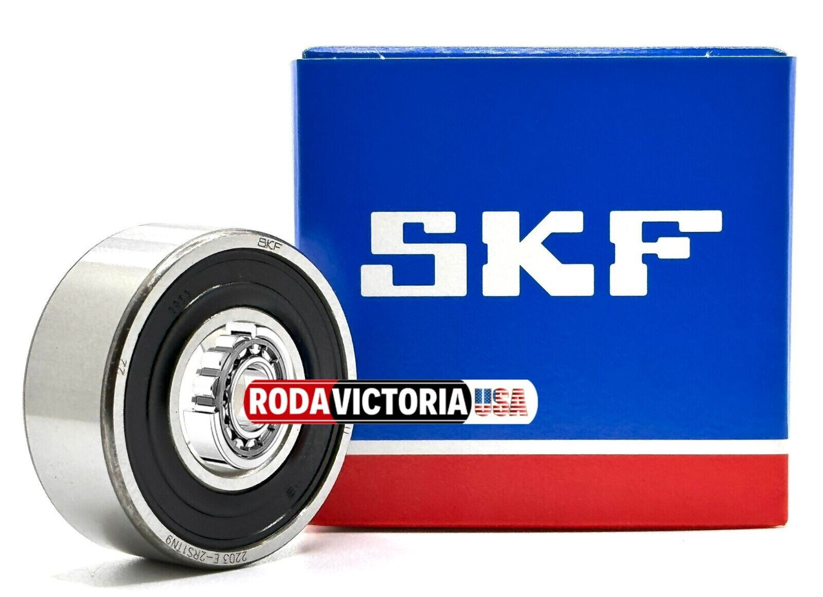SKF 2203 E 2RS1 TN9 SELF ALIGNING BALL BEARING, RUBBER SEALED 17x40x16mm