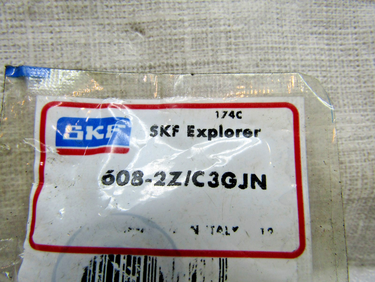(Lot of 2) 608-2Z C3 8mm X 22mm X 7mm Metal Shielded Bearing