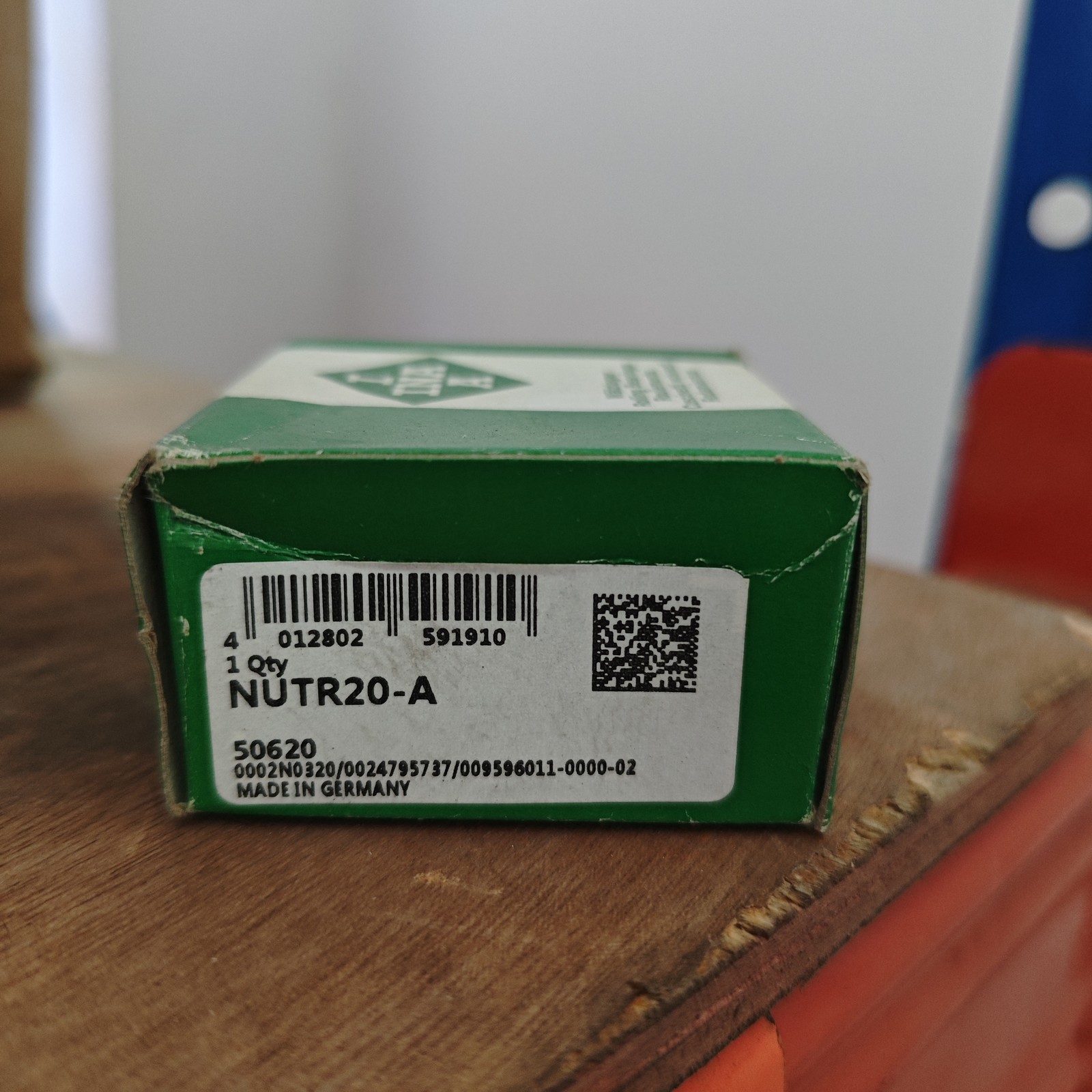 INA NUTR20-A Yoke Type Track Roller Bearing 20x47x25mm