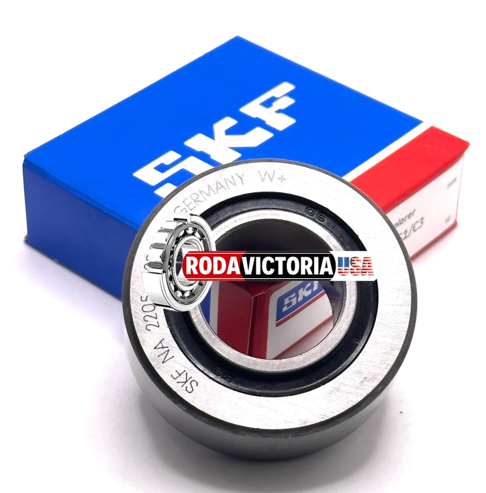 SKF GERMANY NA2205-2RS Yoke Type Track Rollers Bearing 25x52x18mm