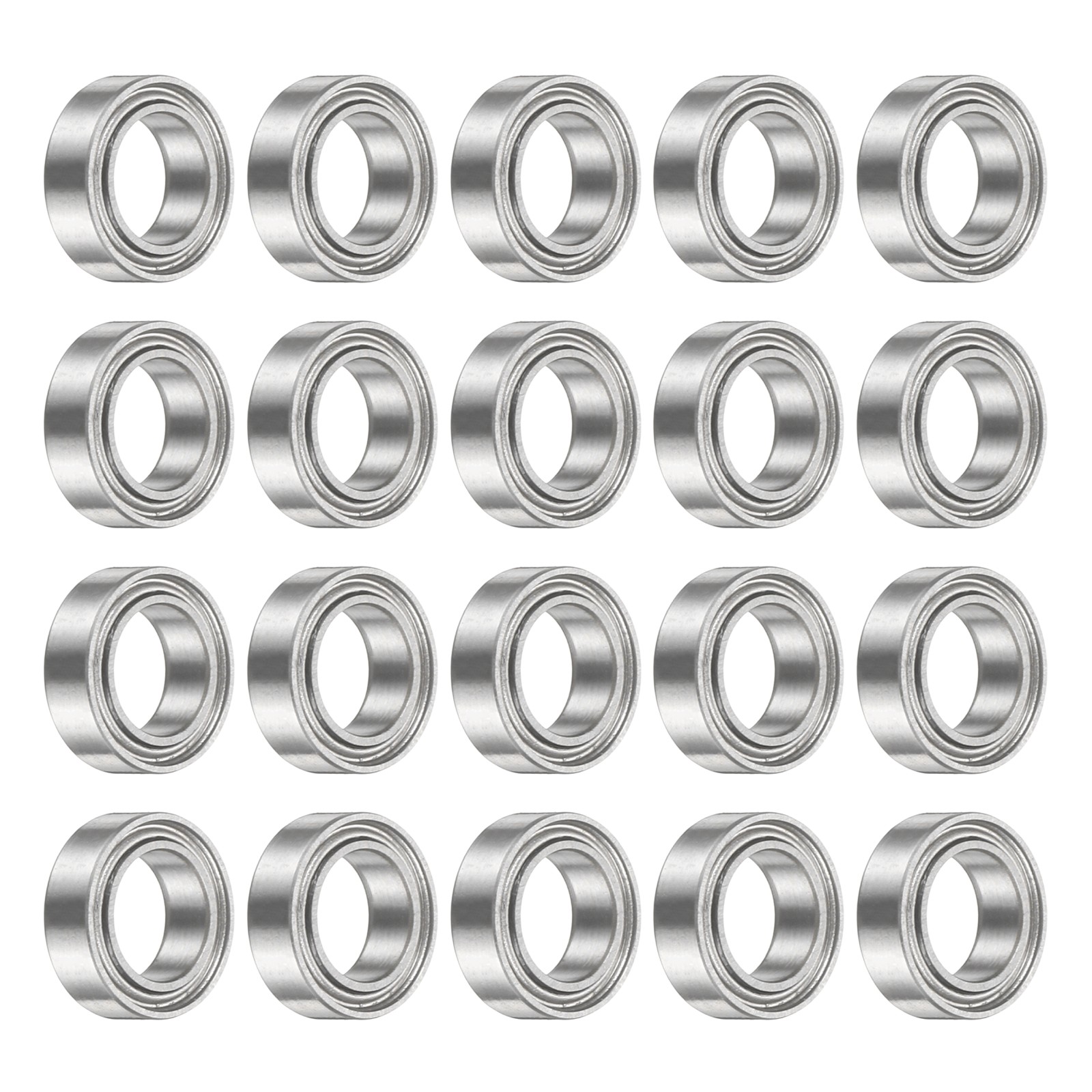 20Pcs MR85ZZ Deep Groove Bearing, 5x8x2.5mm Metal Double Sealed Bearing