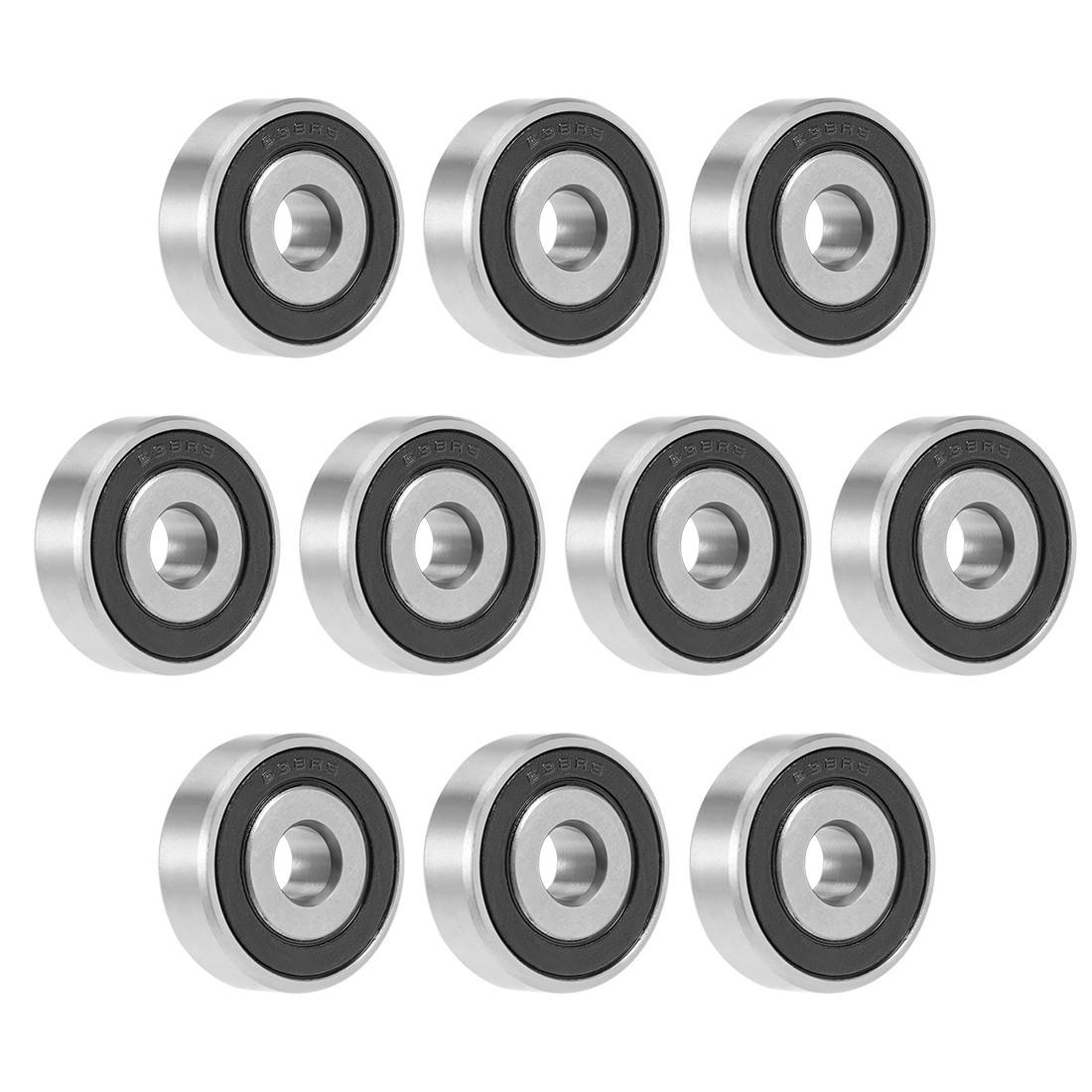 638-2RS Deep Groove Ball Bearing 8x28x9mm Double Sealed GCr15 Bearings 10pcs