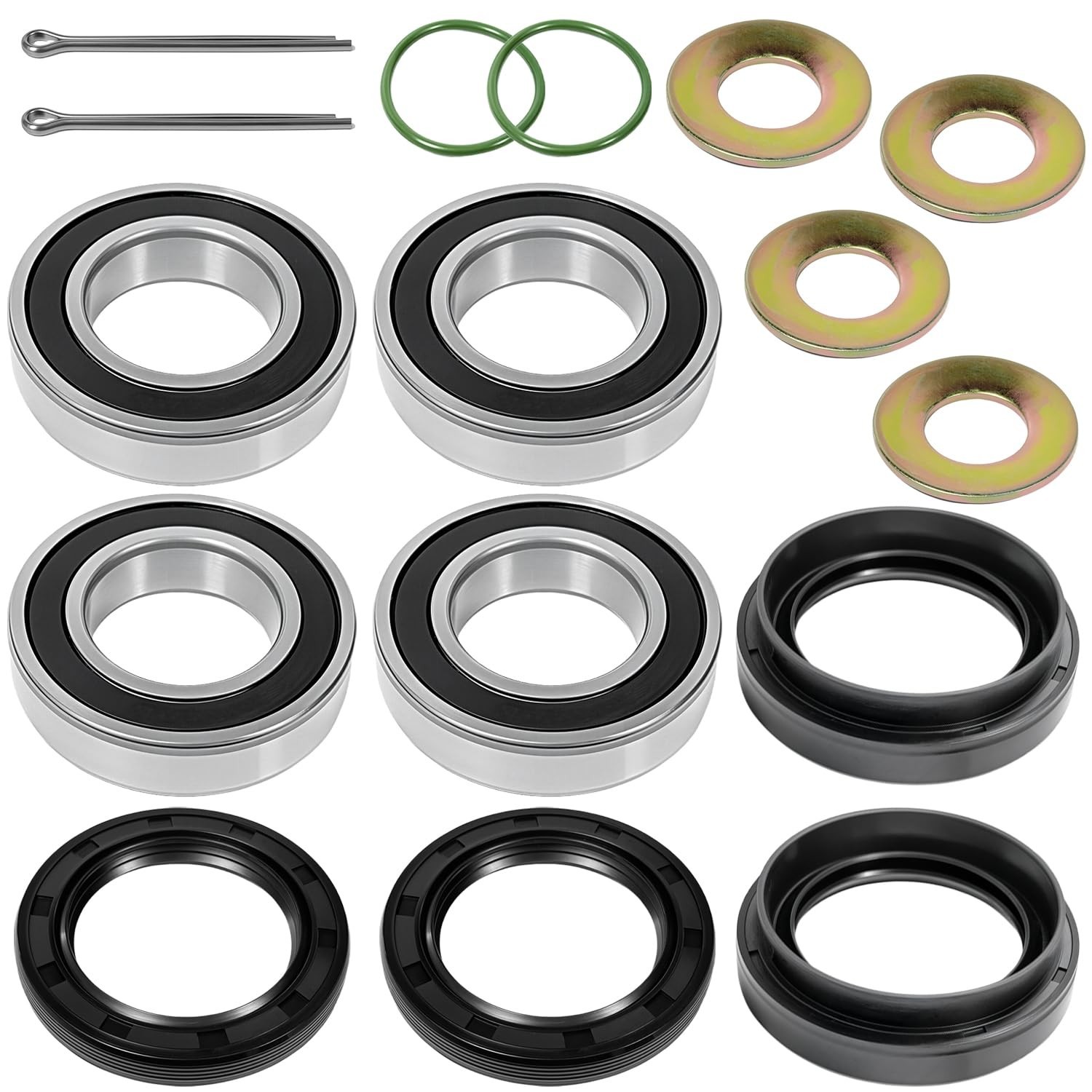 Front Wheel Bearing Seal Kit for Suzuki Eiger 400 King Quad Quadrunner 250 | …