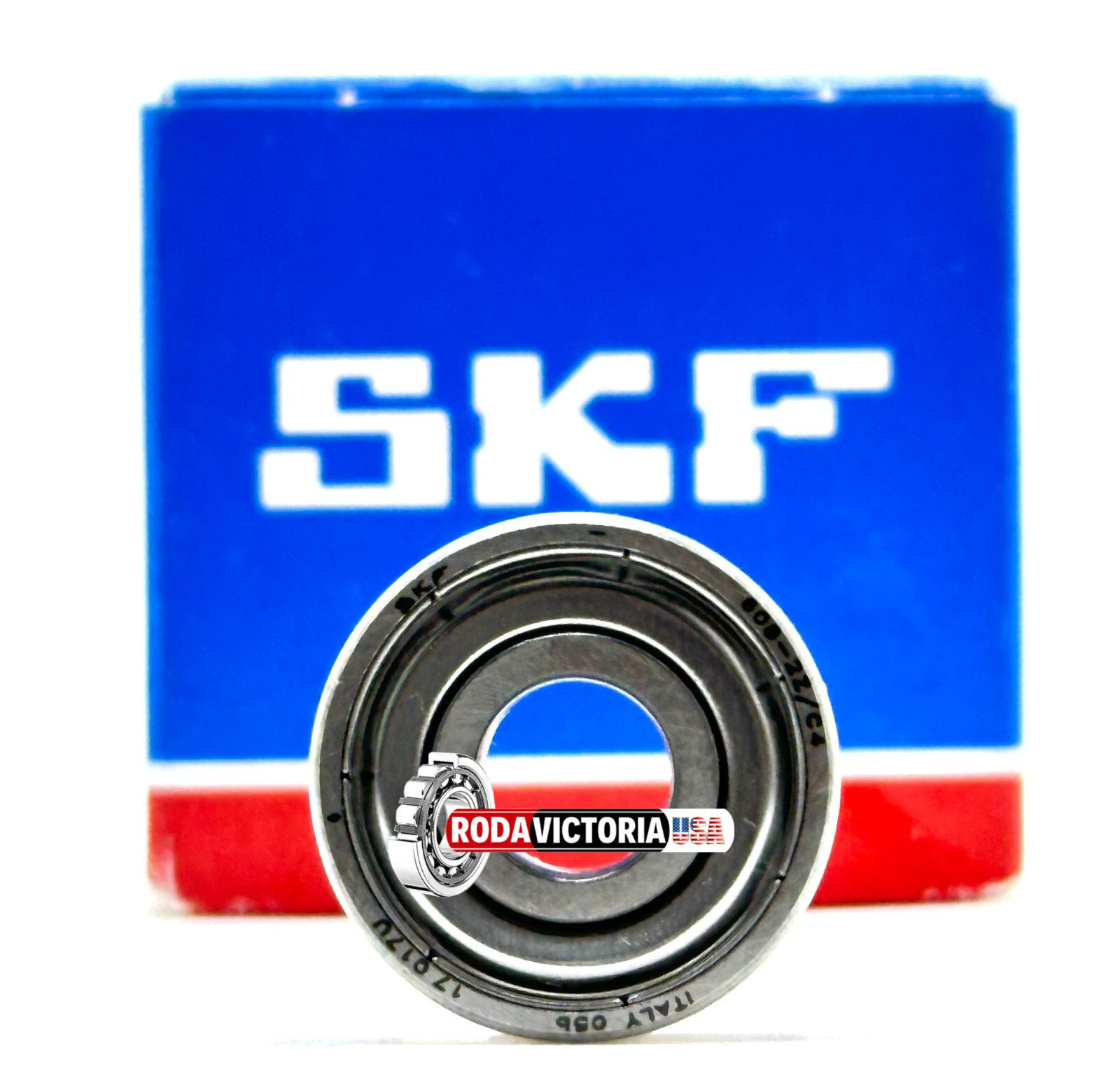 SKF 608 ZZ C4 DEEP GROOVE BALL BEARING, METAL SHIELDED 8x22x7 mm