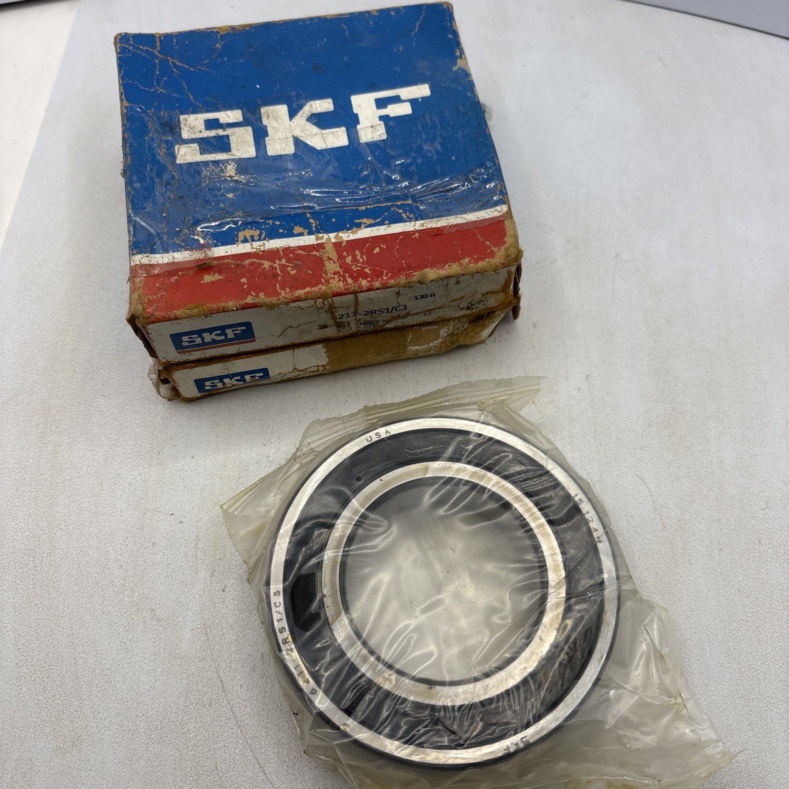 Lot Of 2 SKF 6211-2RS1/C3 Bearing