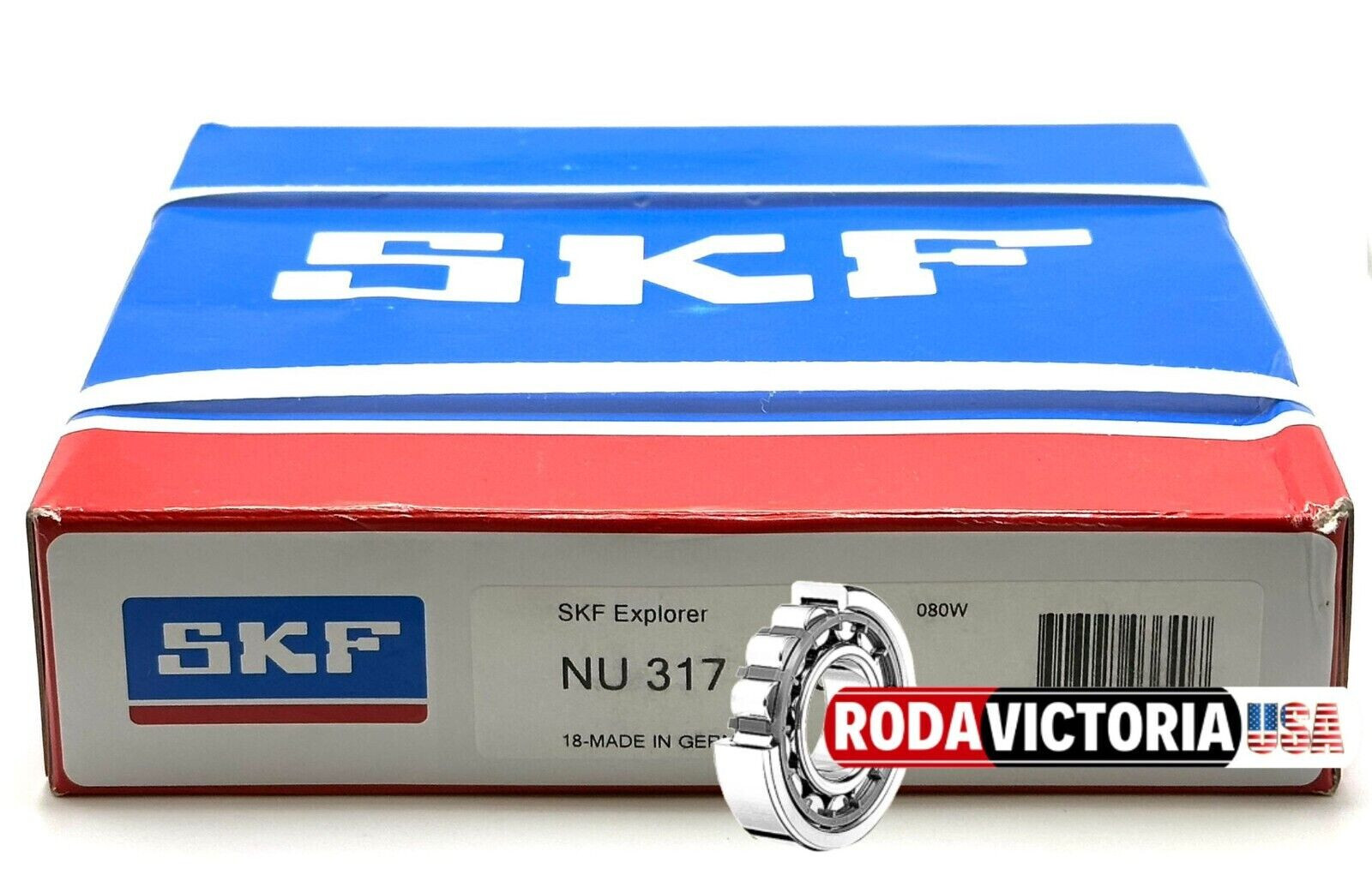 SKF NU317 ECP C3 CYLINDRICAL ROLLER BEARING 85x180x41mm