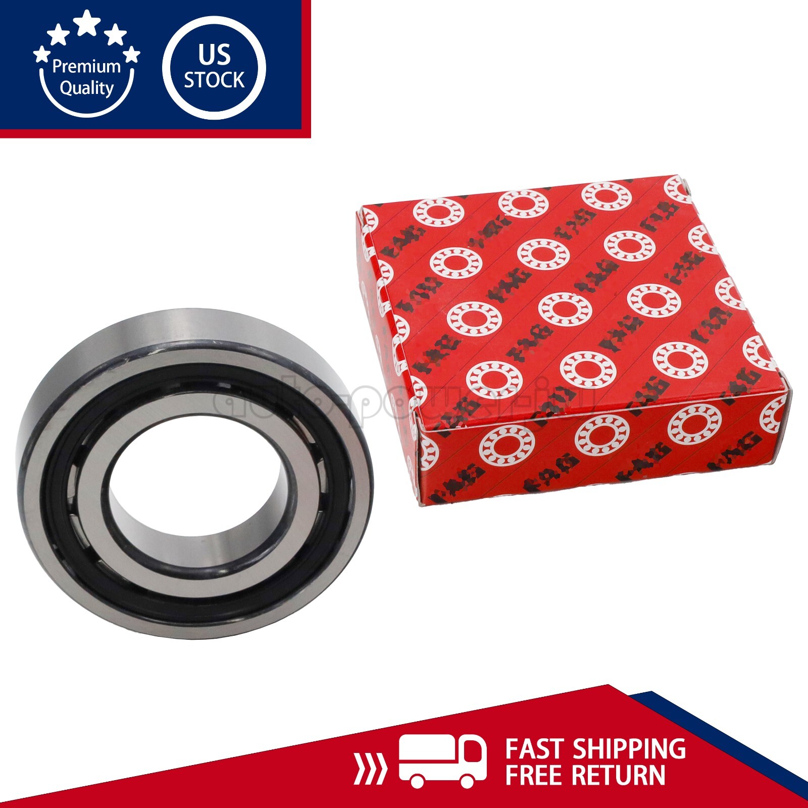 ⭐NEW Fits For FAG 20208 TVP Barrel Roller Bearing 40x80x18mm US
