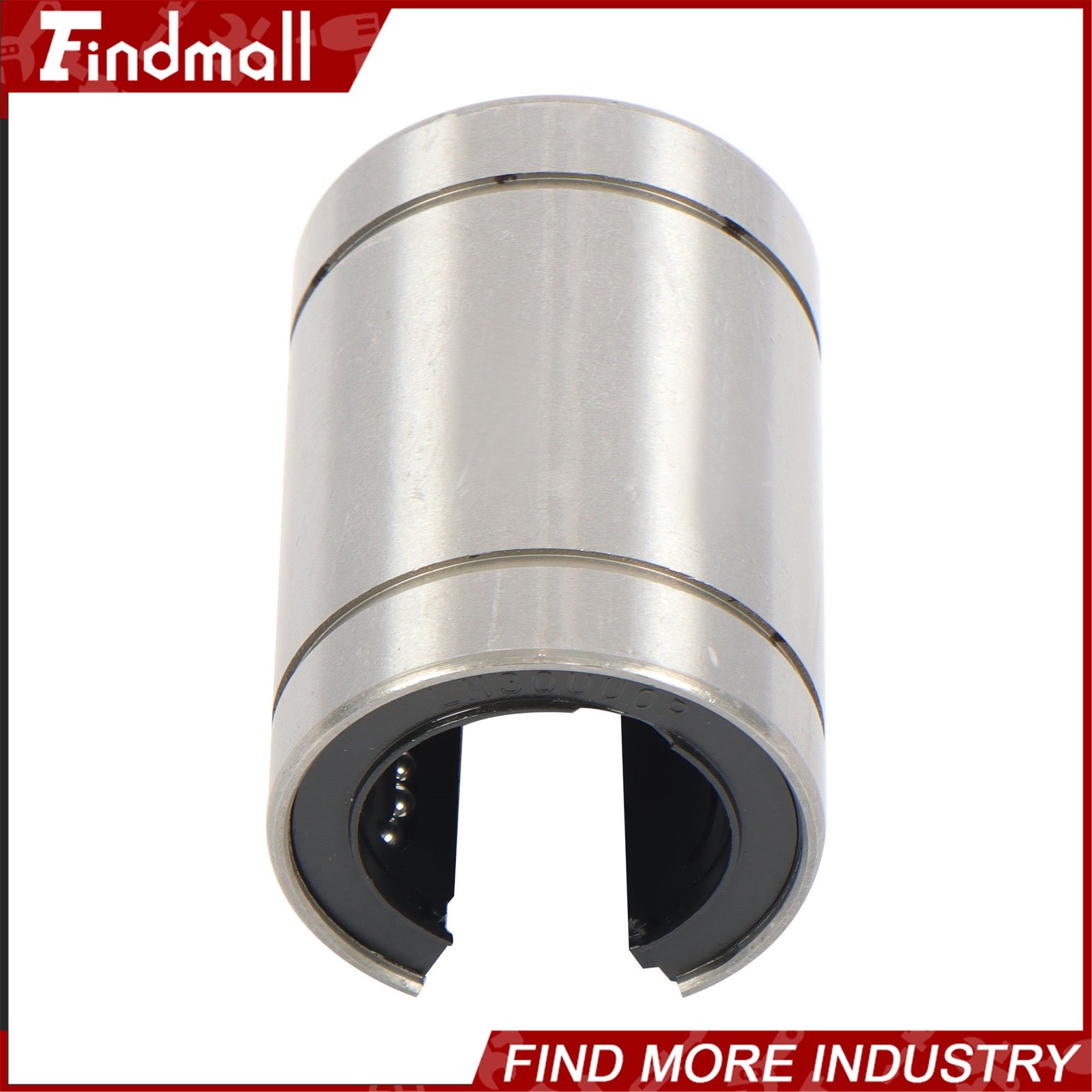 Findmall 4pcs LM30UUOP Open Linear Ball Bearings 30x45x64mm CNC