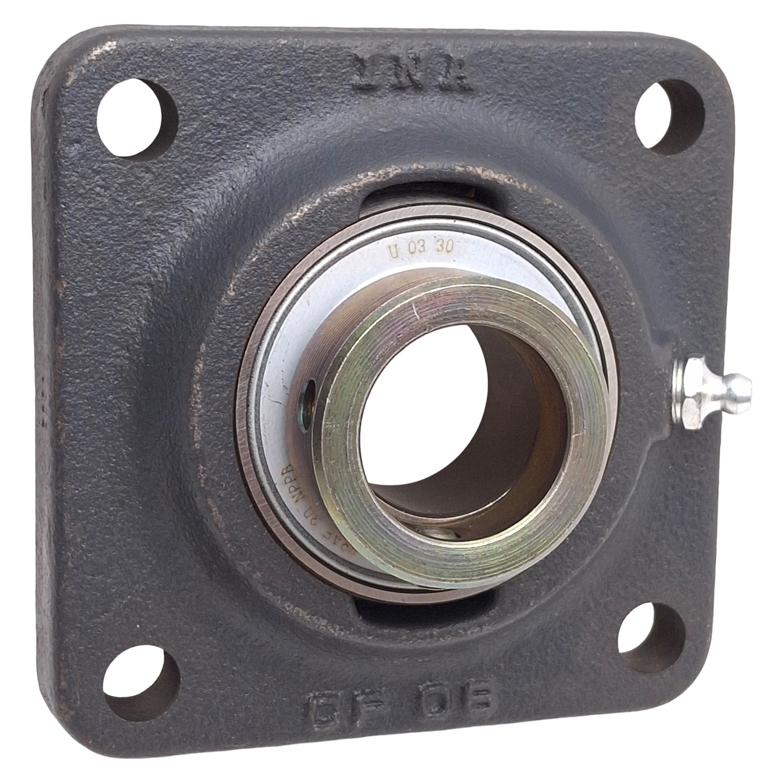 INA GRAE 30 NPPB Flange Mounted Ball Bearing, ø30mm ID, 4.25in x 4.25in