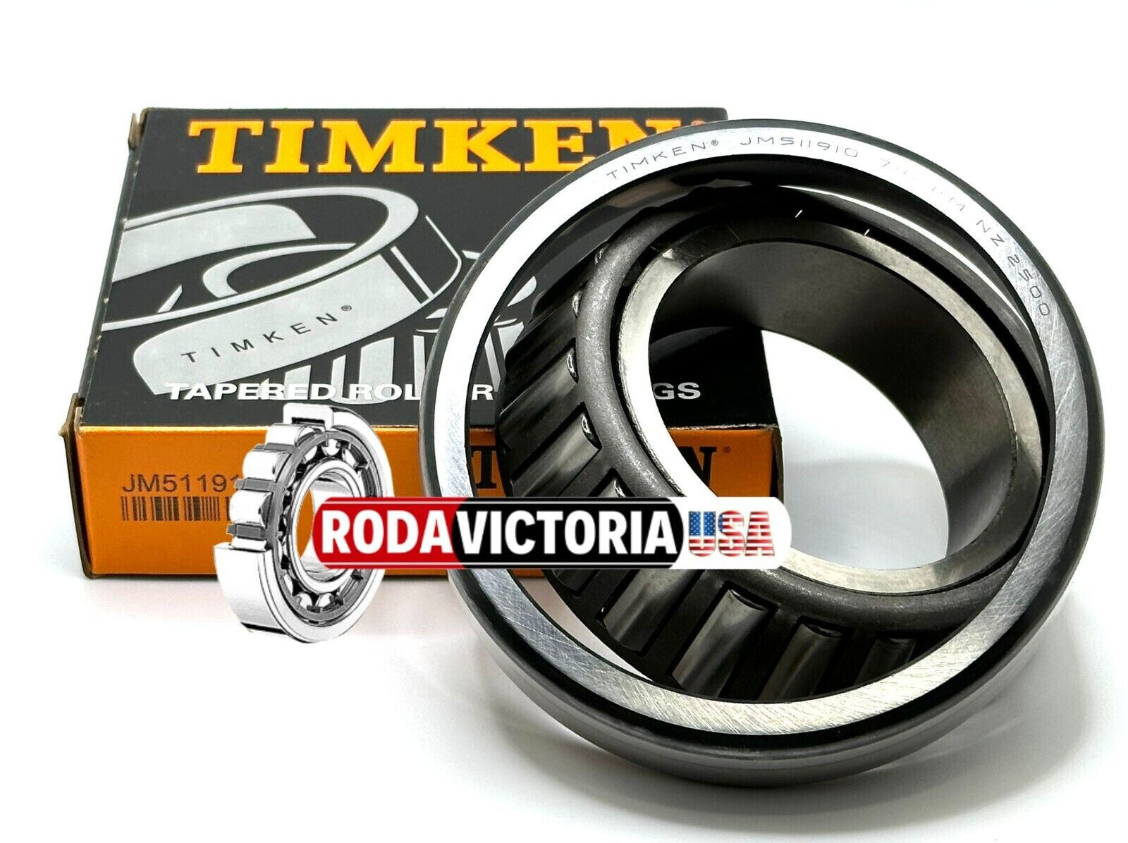 TIMKEN JM511946 JM511910 TAPERED ROLLER BEARING 2.5591 x 4.3307 x 1.1024″