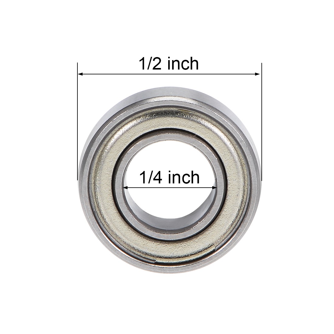 10 Pcs Z2 1/4×1/2×3/16 inch Deep Groove Ball Bearings R188ZZ
