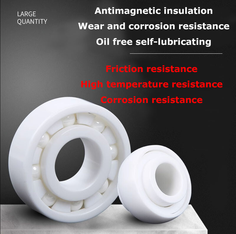 Full Ceramic ZrO2 Zirconium Dioxide Ball Bearings 608CE 6200CE~6210CE 2RS