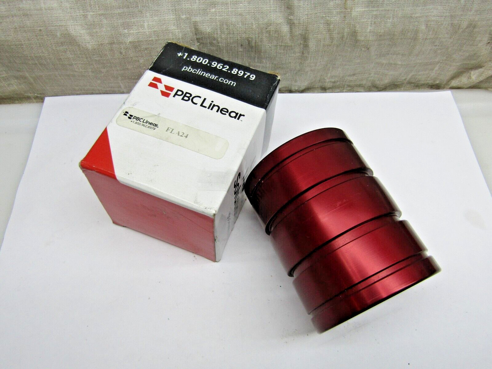 Pacific Bearing FLA24 1-1/2″ Linear Plain Bearing 2-3/8″ OD, 3″ Long
