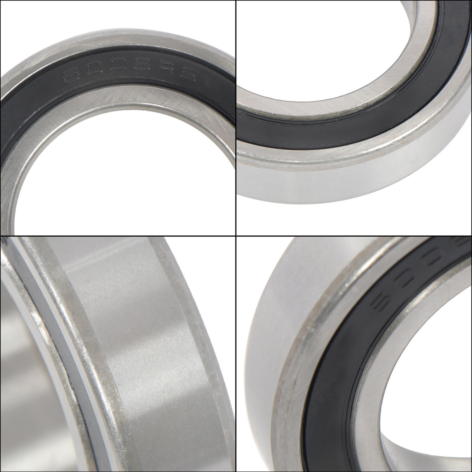 6008-2RS Deep Groove Bearings 10pcs 40x68x15mm Rubber Sealed Set