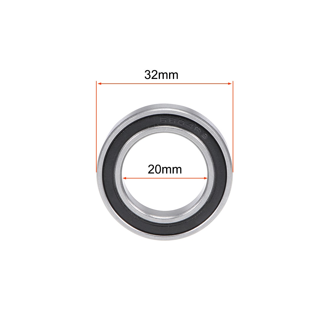 6804-2RS Deep Groove Ball Bearing 20x32x7mm Double Sealed Chrome Z2 Bearings