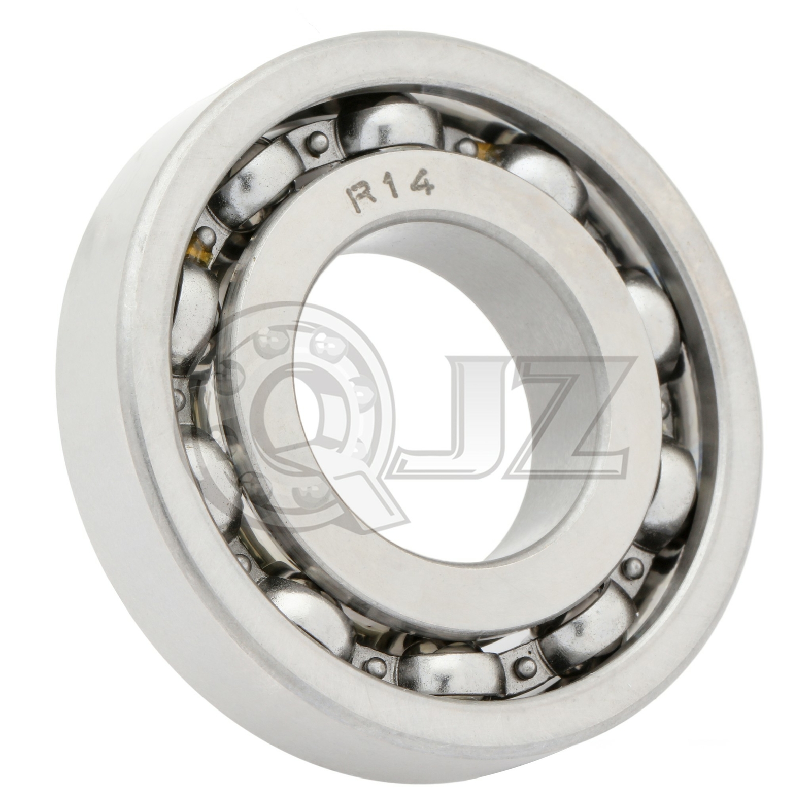 [4-Pack] R14-OPEN Radial Ball Bearing 0.875 in x 1.875 in x 0.50 in (IDxODxW)