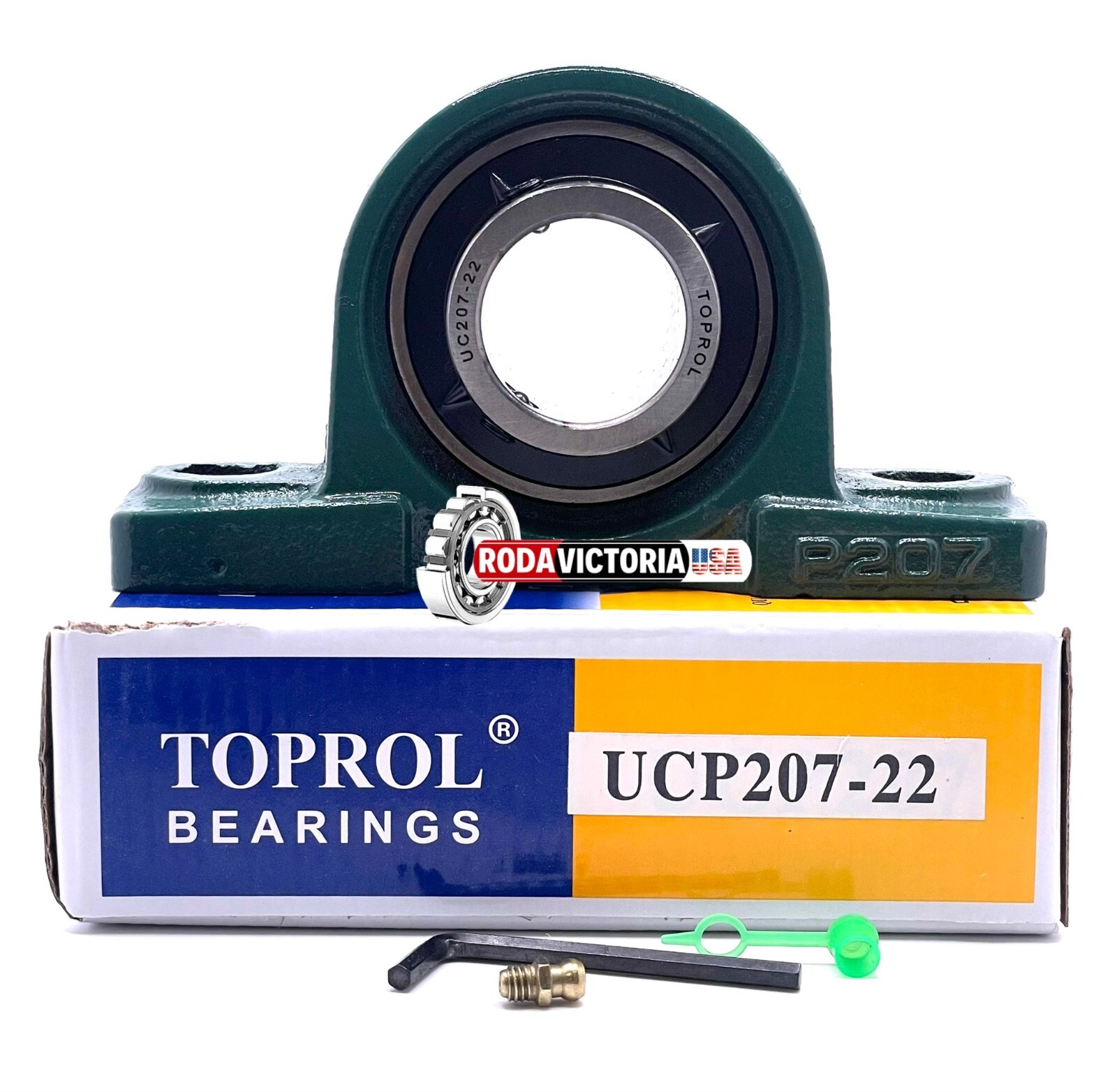 ZEN UCP207-22 BLOCK BALL BEARING 34.9×42.9mm