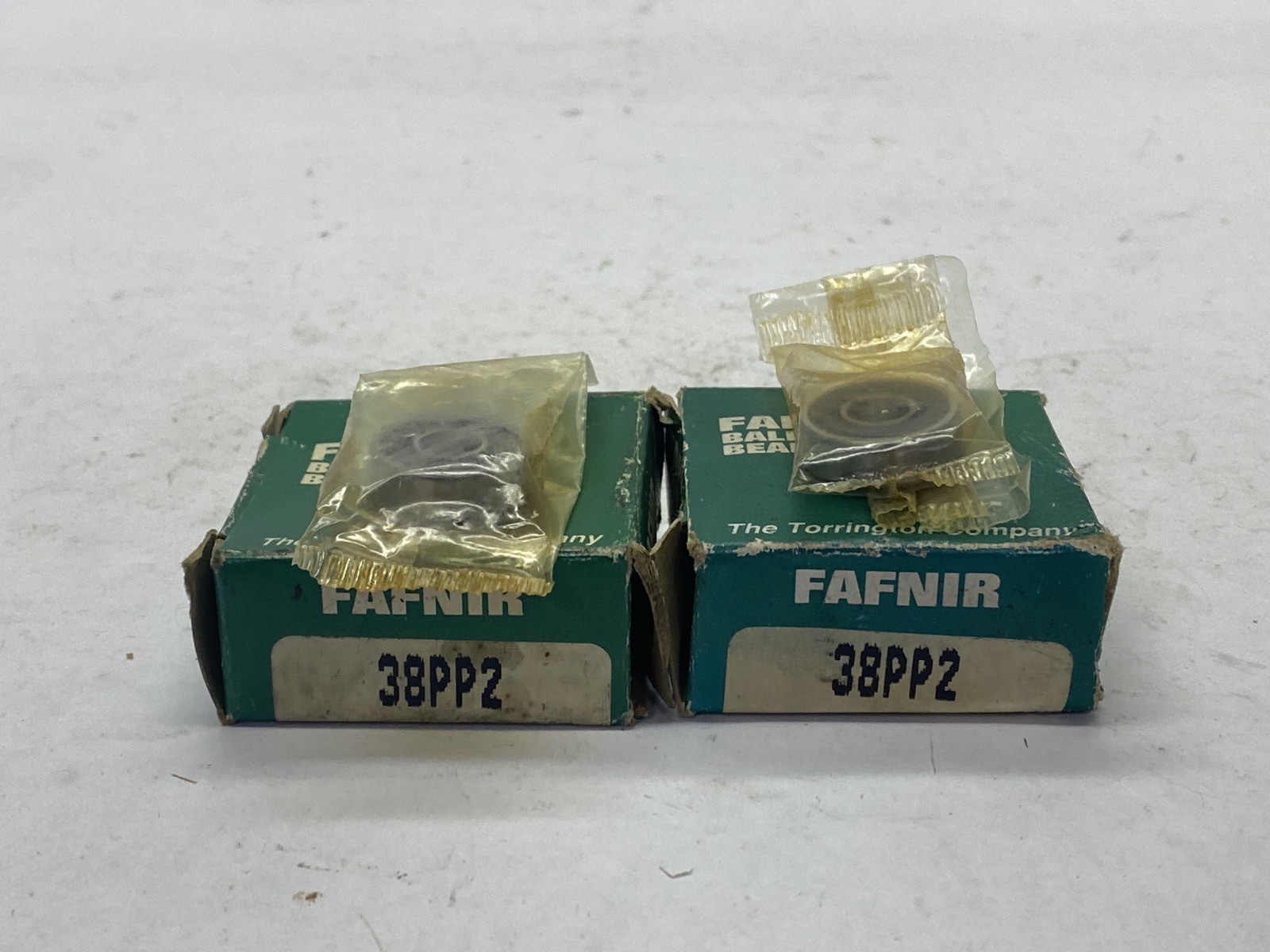 (2) NEW Fafnir 8mm x 22mm x 7mm Radial/Deep Groove Ball Bearing 38PP2