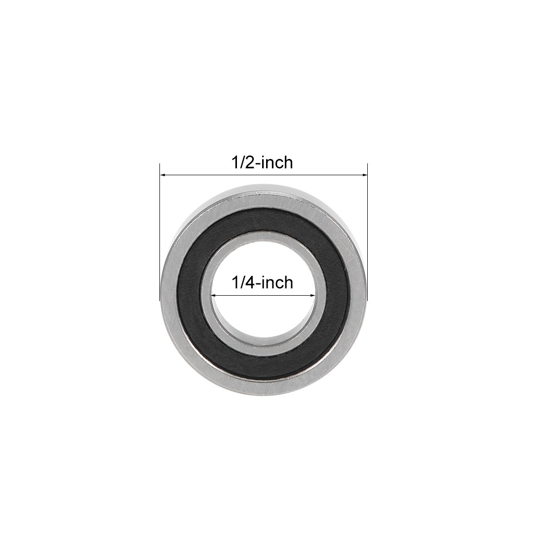 10pcs R188-2RS Deep Groove Ball Bearings Double Sealed Chrome Steel