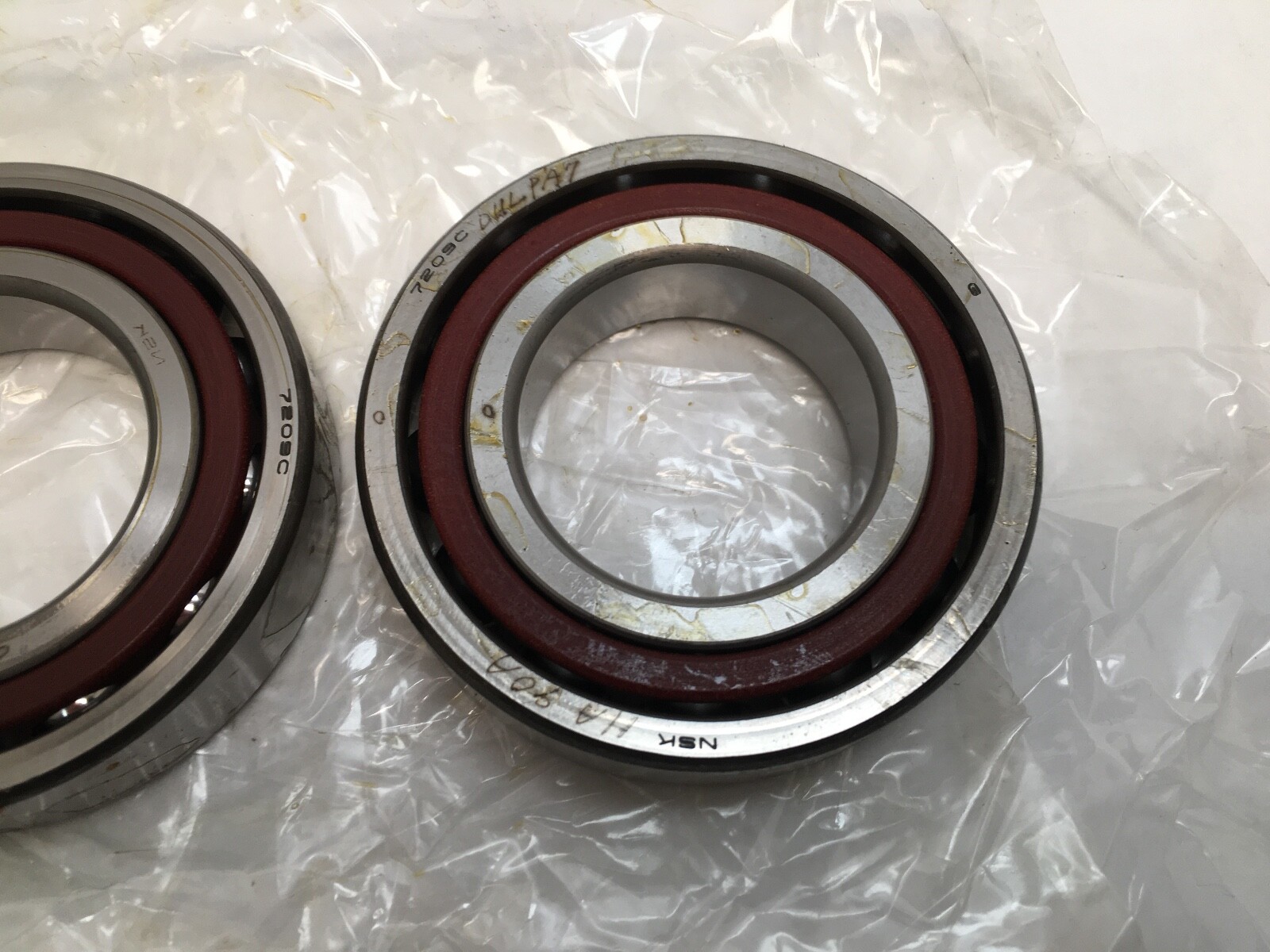 NSK 7209CTDULPA7 Bearing 45x85x19 mm 7209-CT-DUL-PA7 ABEC7 Japan 2 Pcs